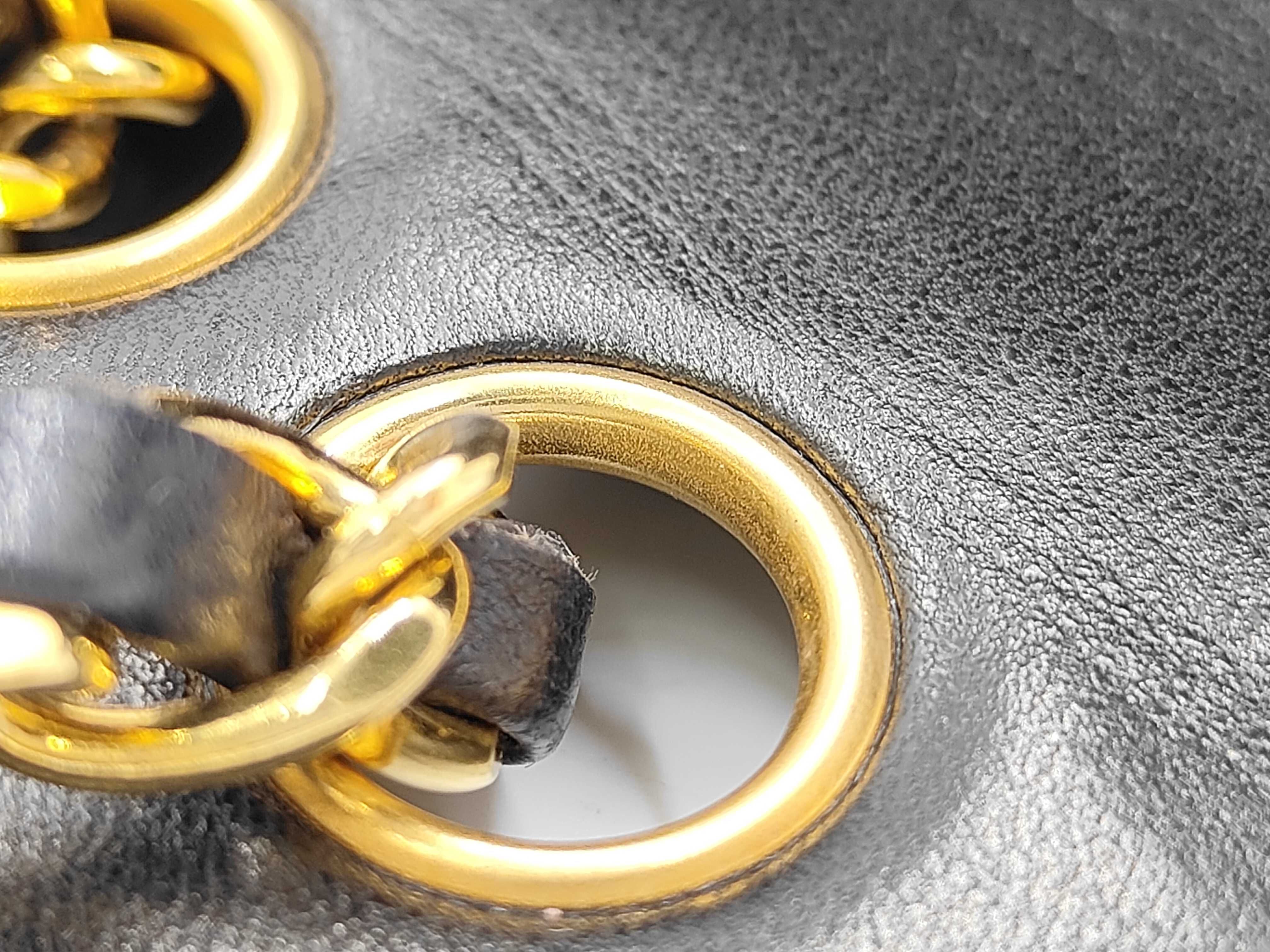 Lambskin V-Stitch Shoulder Bag — view 8