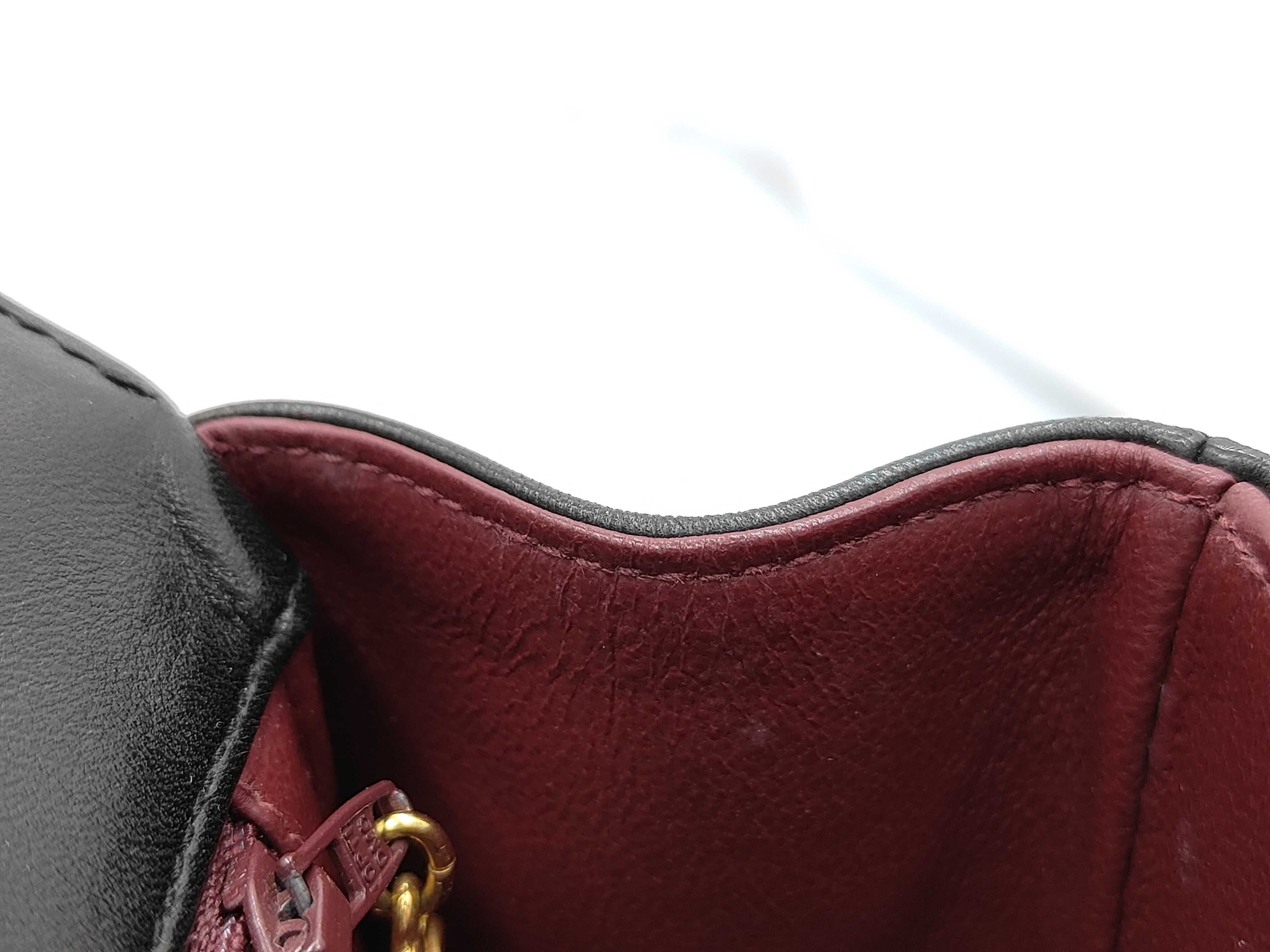 Lambskin V-Stitch Shoulder Bag — view 9