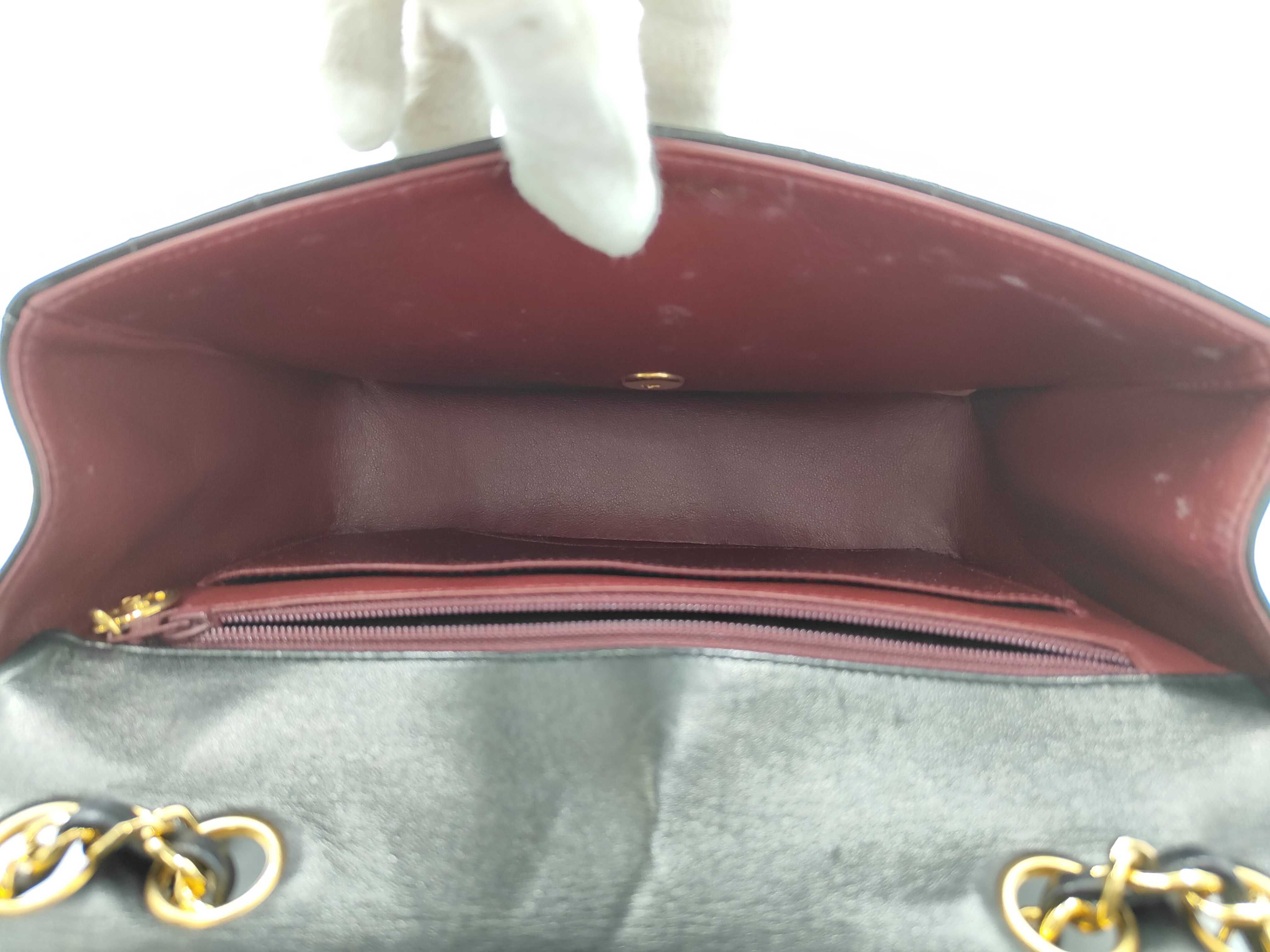 Lambskin V-Stitch Shoulder Bag — view 10