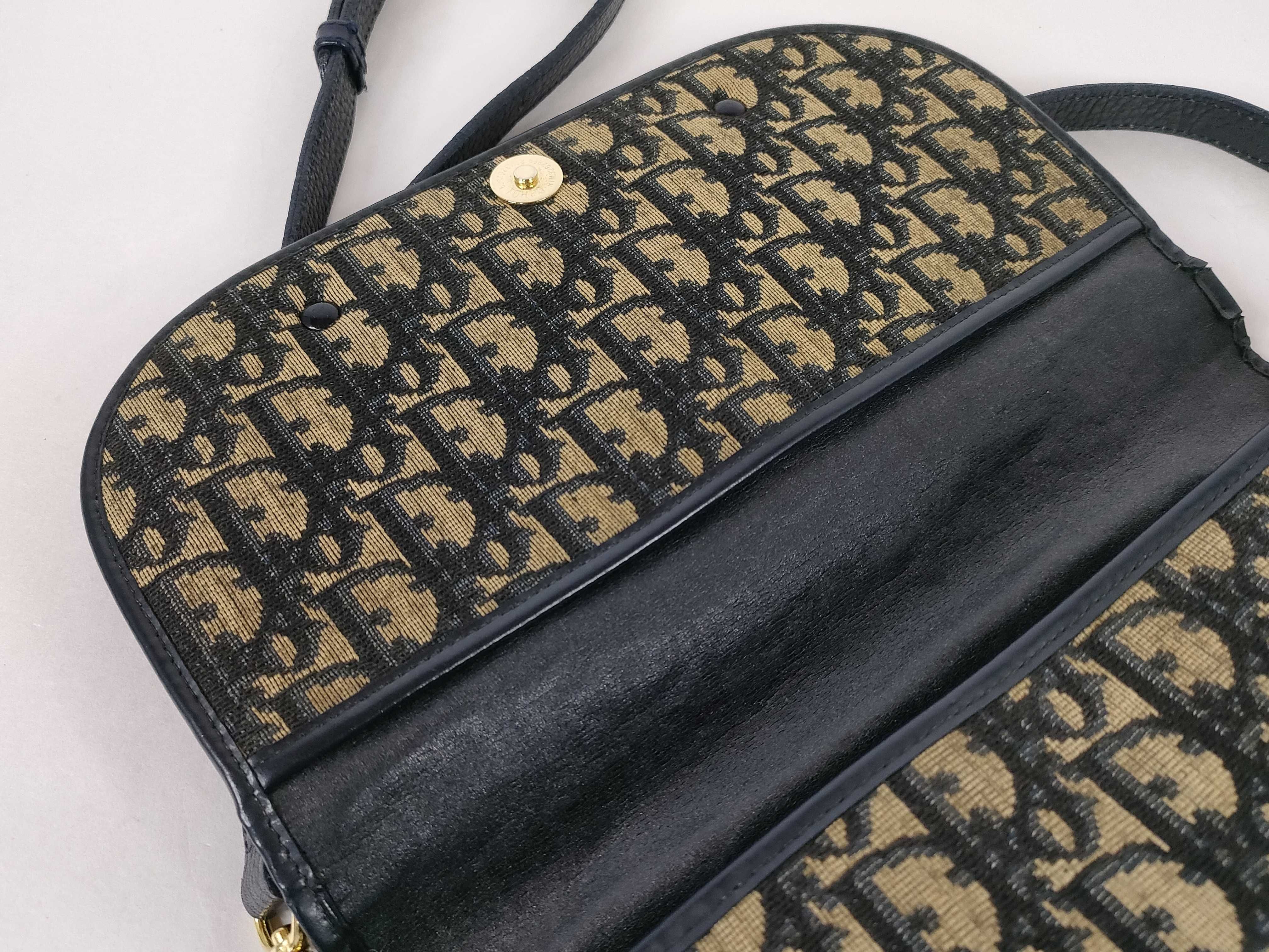 Trotter Christian Dior Trotter Pattern Shoulder Bag — view 8