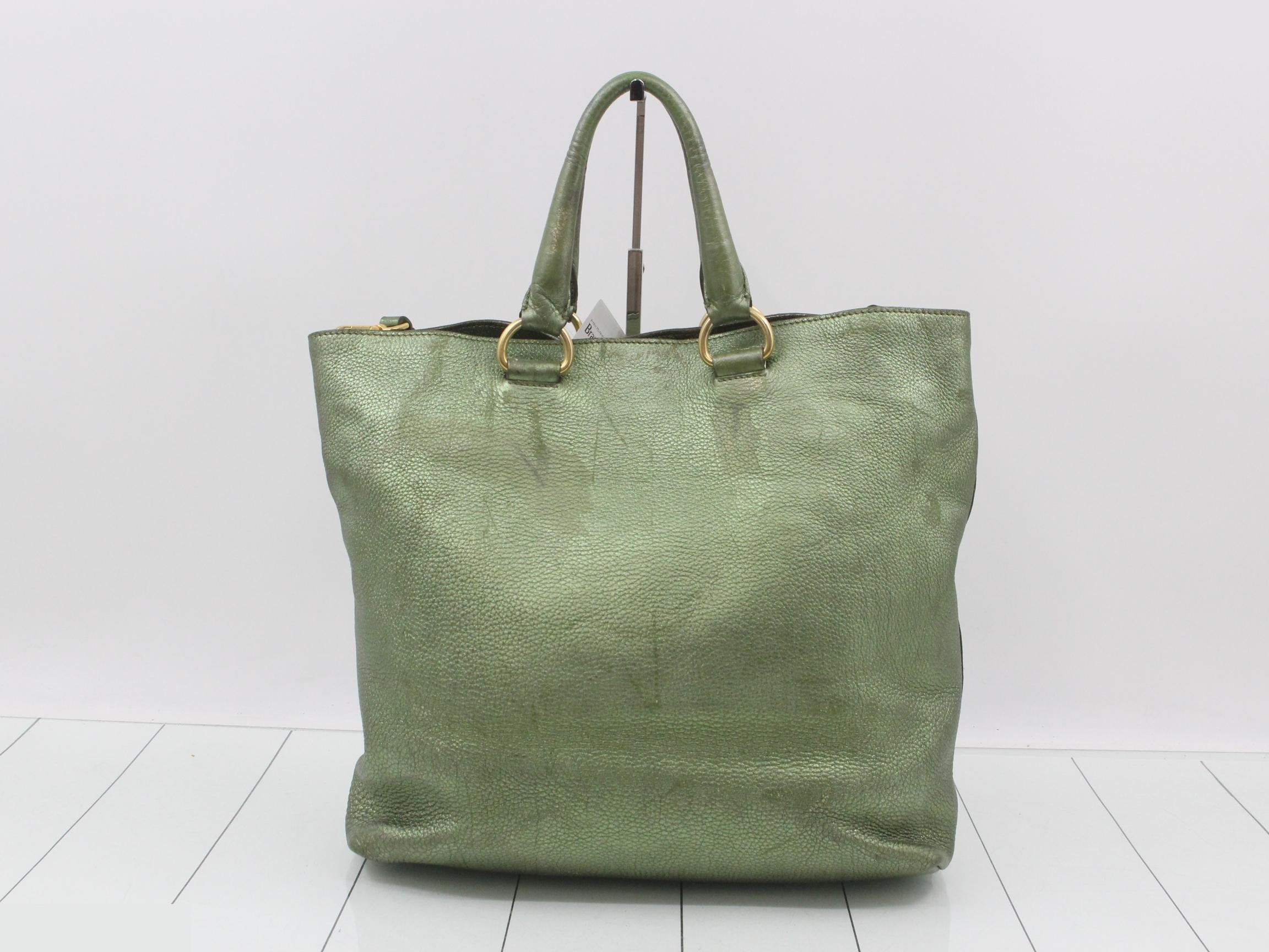 2-Way Tote Bag - Green — view 2