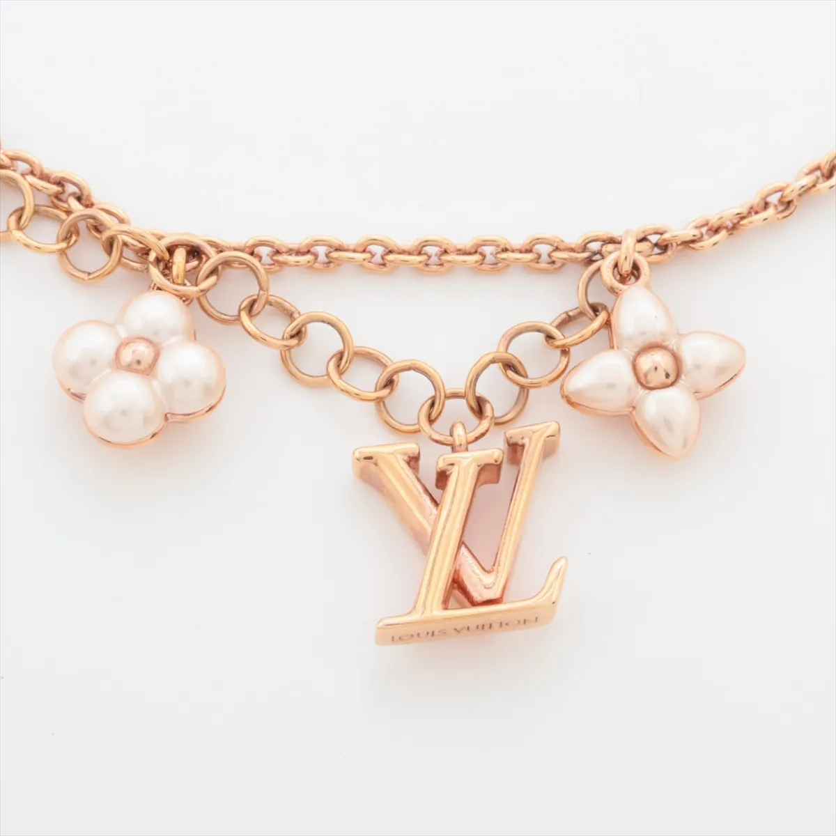Floragram Bracelet AK1295, GP x Faux Pearl, Gold, — view 2