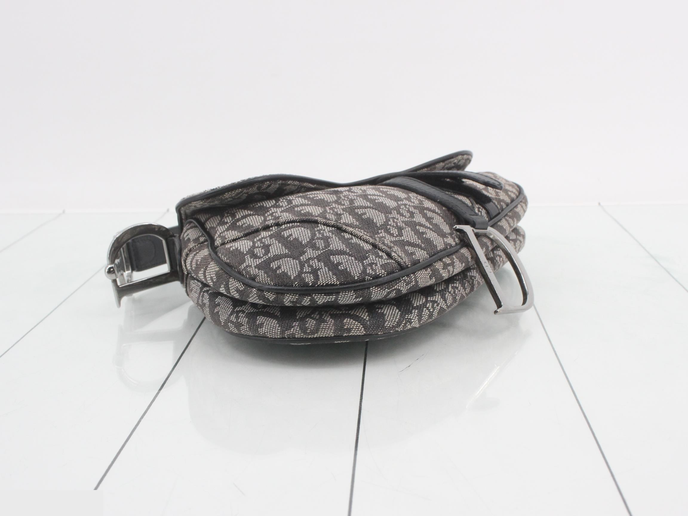 Trotter Saddlebag, Canvas, Silver Hardware — view 5