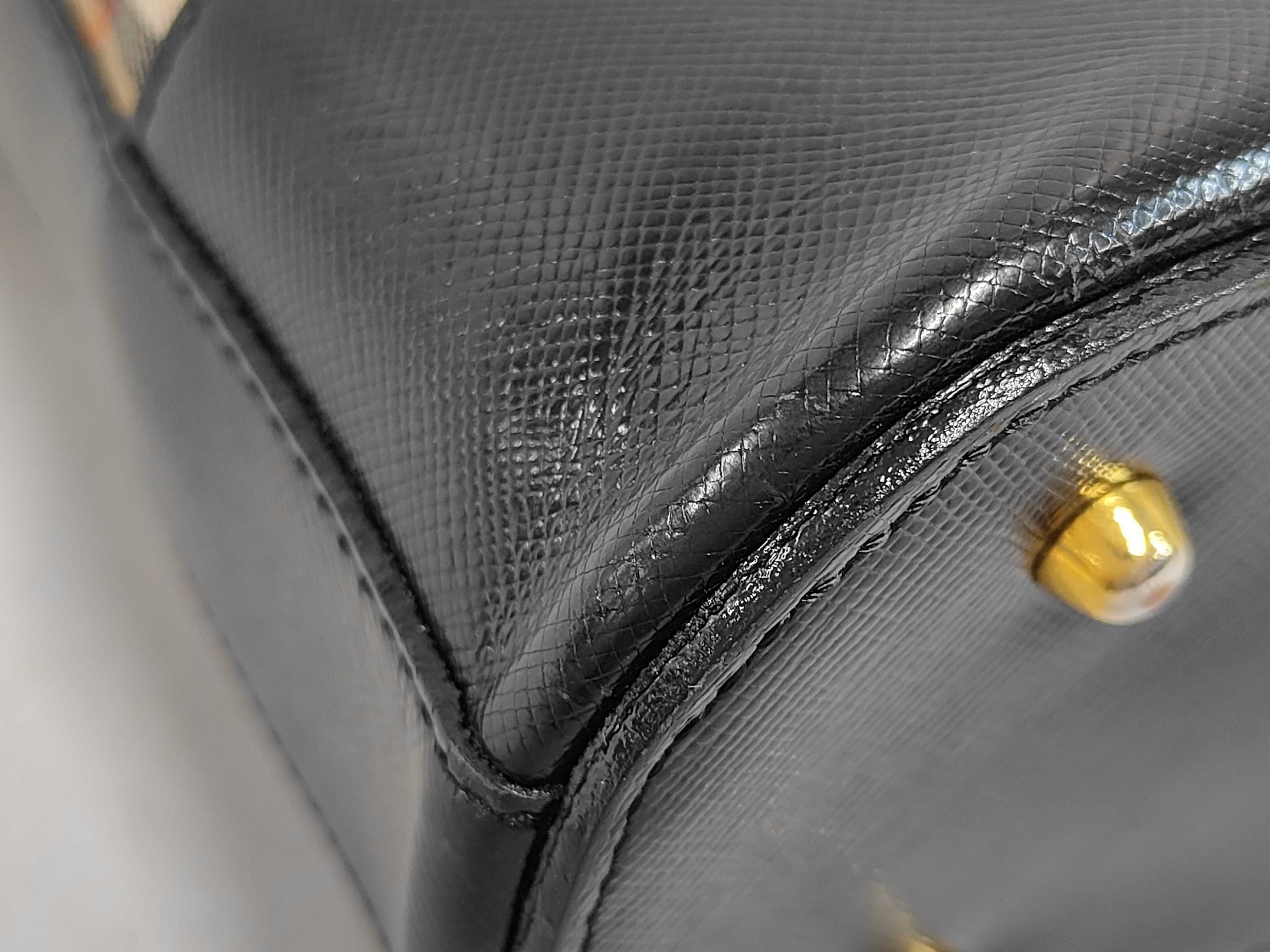 Shoulder Bag, Black Nova Check Canvas Leather Shoulder Bag — view 3