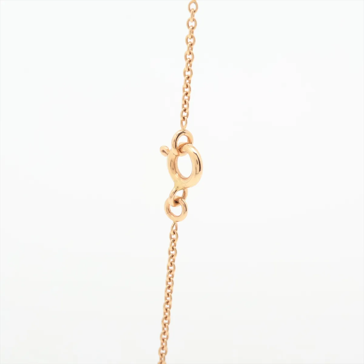 Rose des Vents 1P Pink Opal Diamond Necklace 750 (PG) 3.9g 147632 (Stone has — view 3