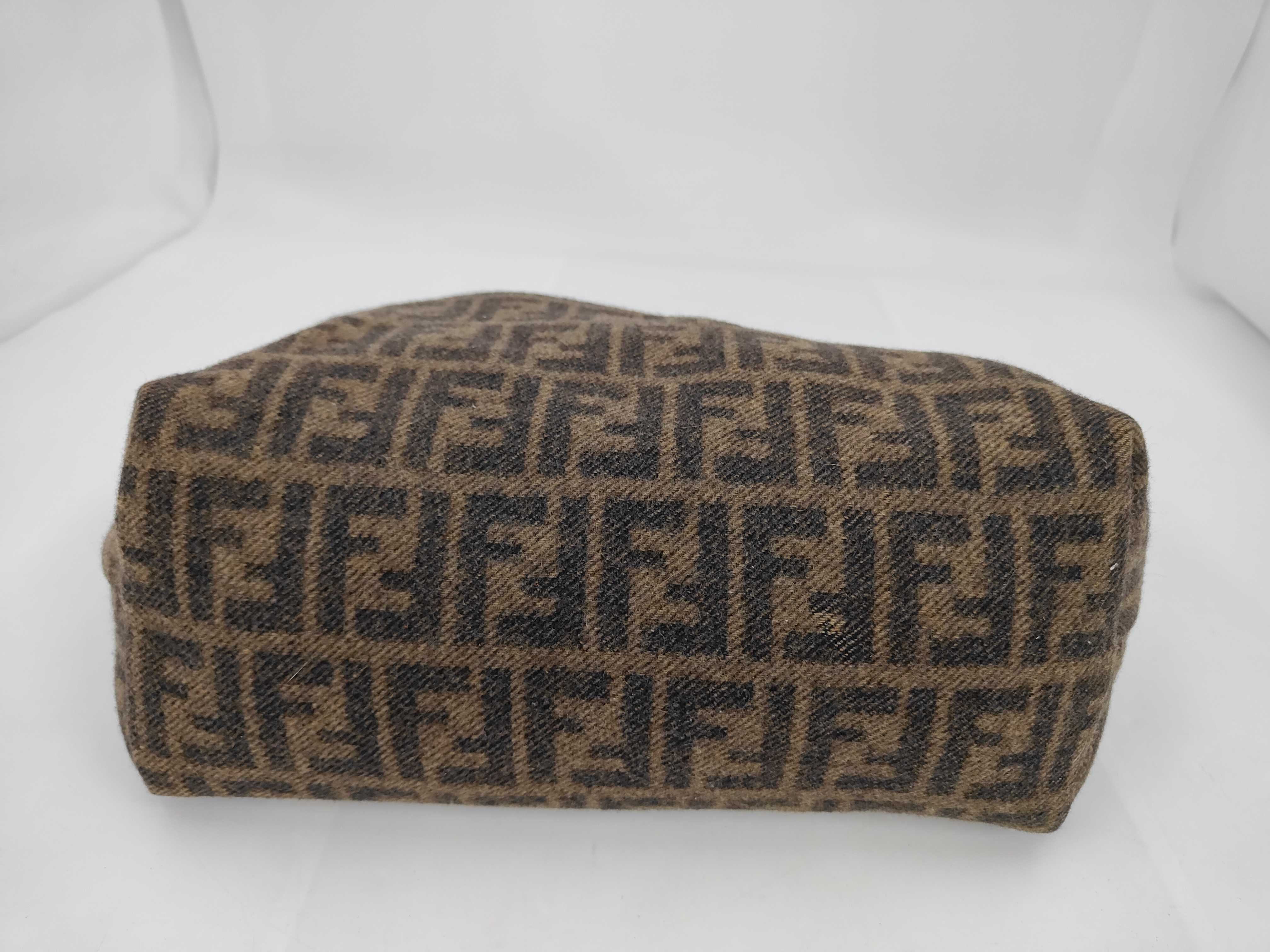 Zucca pattern FF logo knit tote bag — view 3