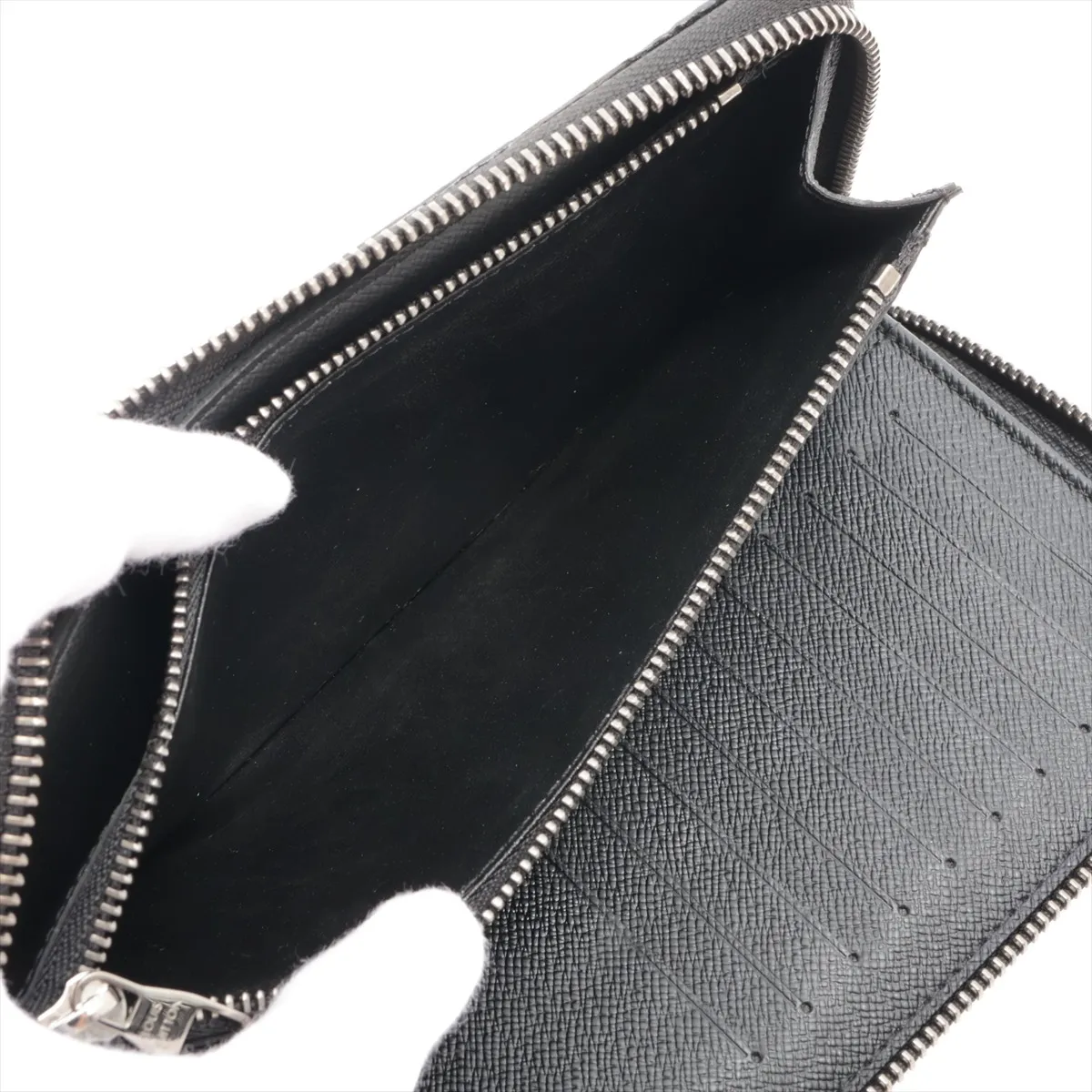 Monogram Eclipse Zippy Wallet Vertical M62295 GI1178 Black Round Zip Wallet — view 6