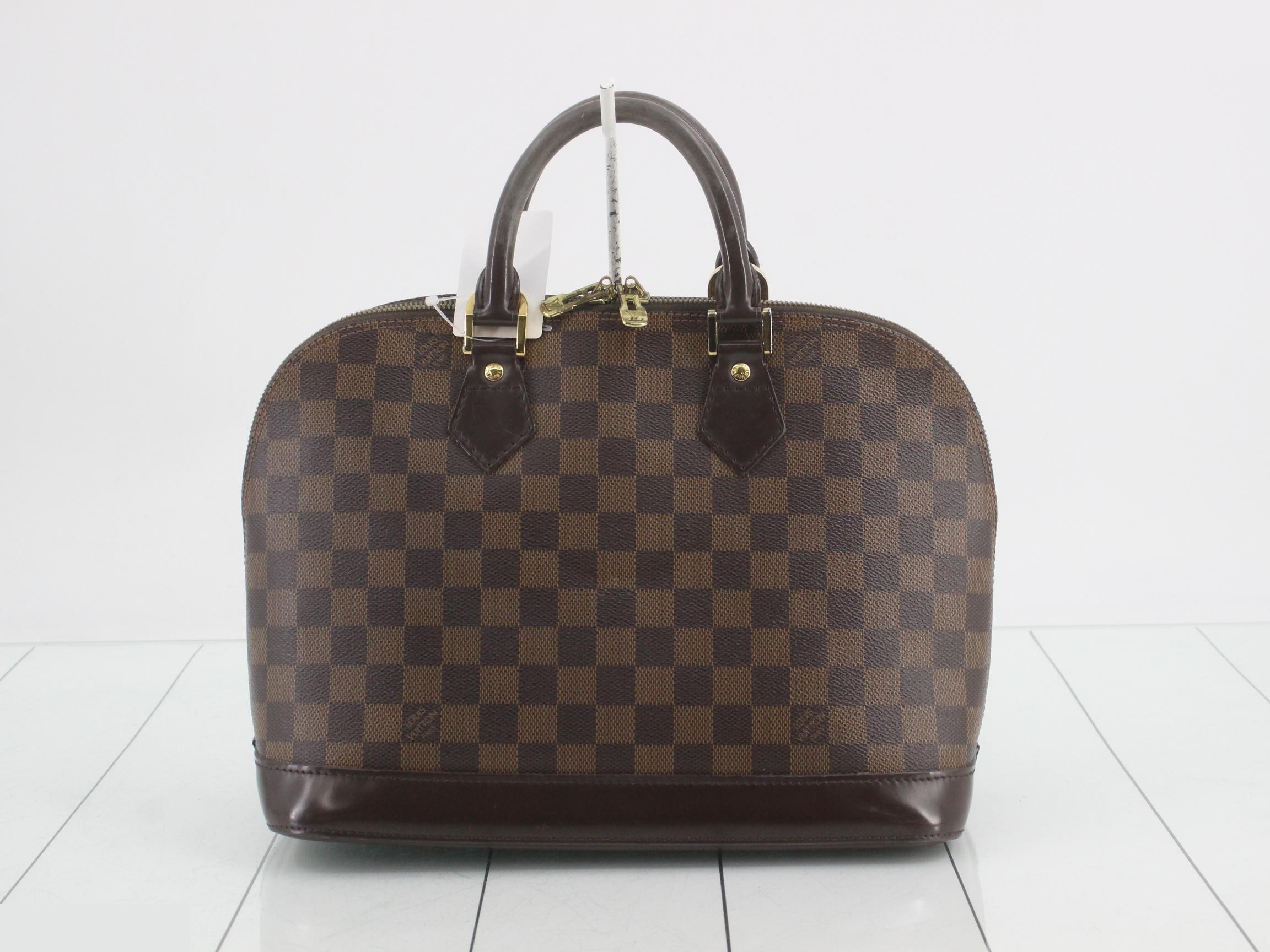 Alma PM Damier Ebene Brown Handbag — view 2