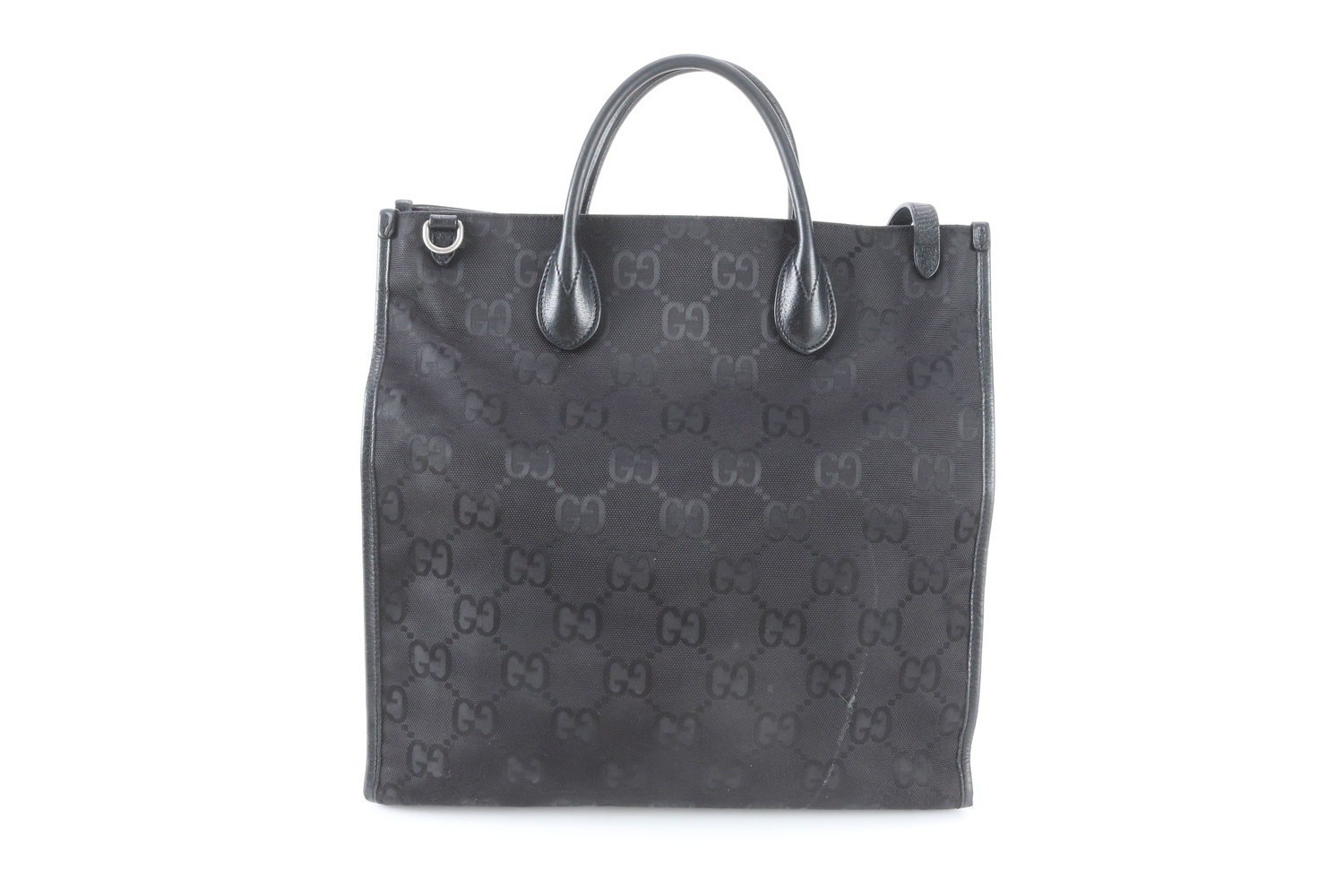 Off the Grid GG Nylon 630355 Leather Tote Bag — view 3