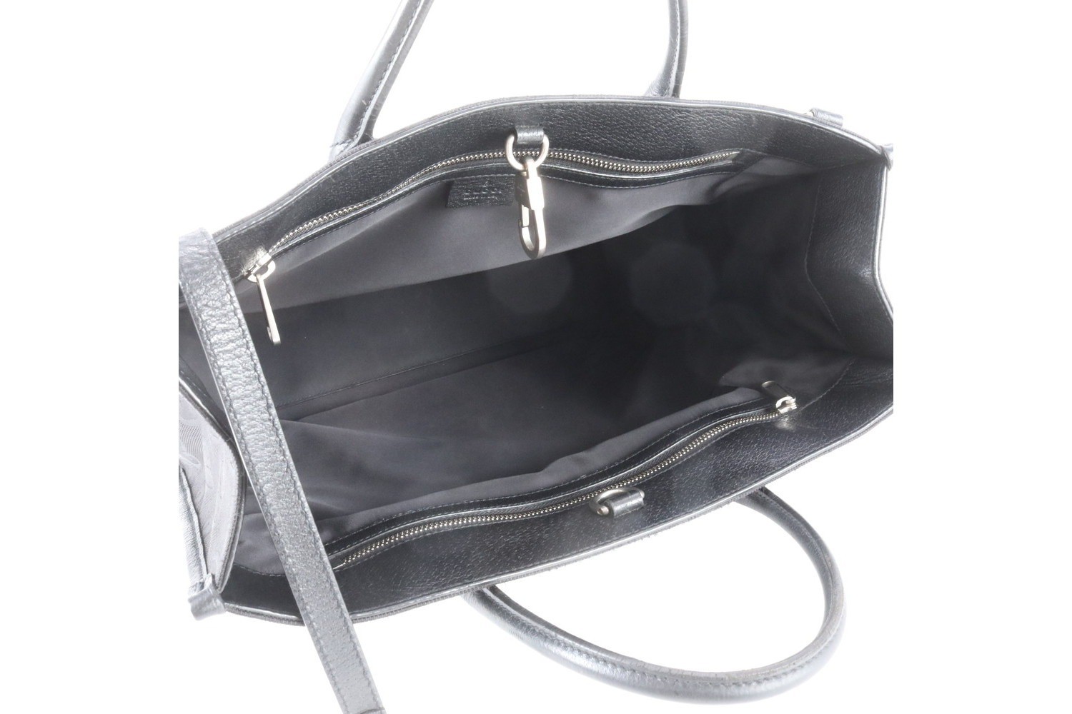 Off the Grid GG Nylon 630355 Leather Tote Bag — view 7