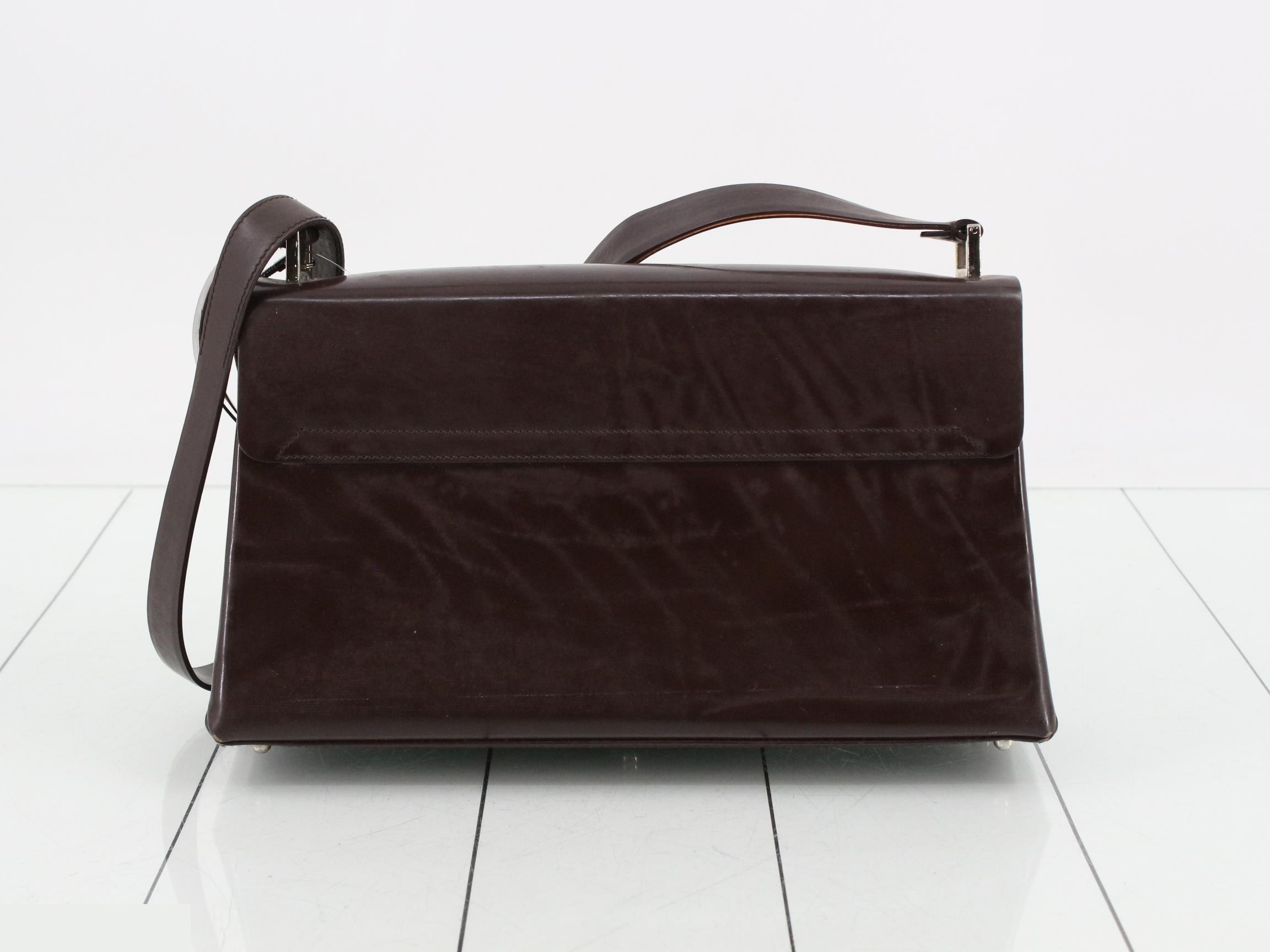 Enamel semi-shoulder bag — view 2