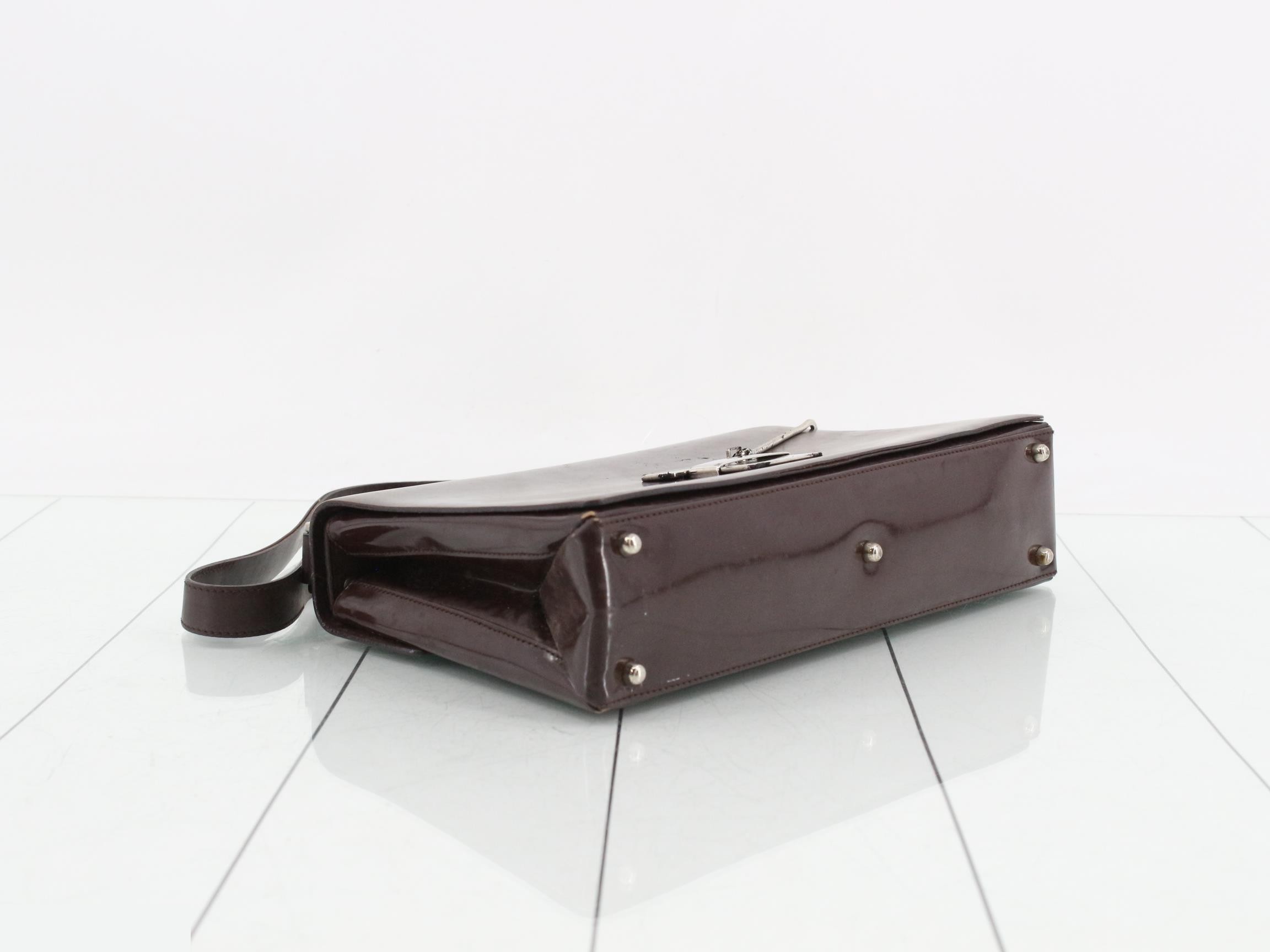 Enamel semi-shoulder bag — view 5