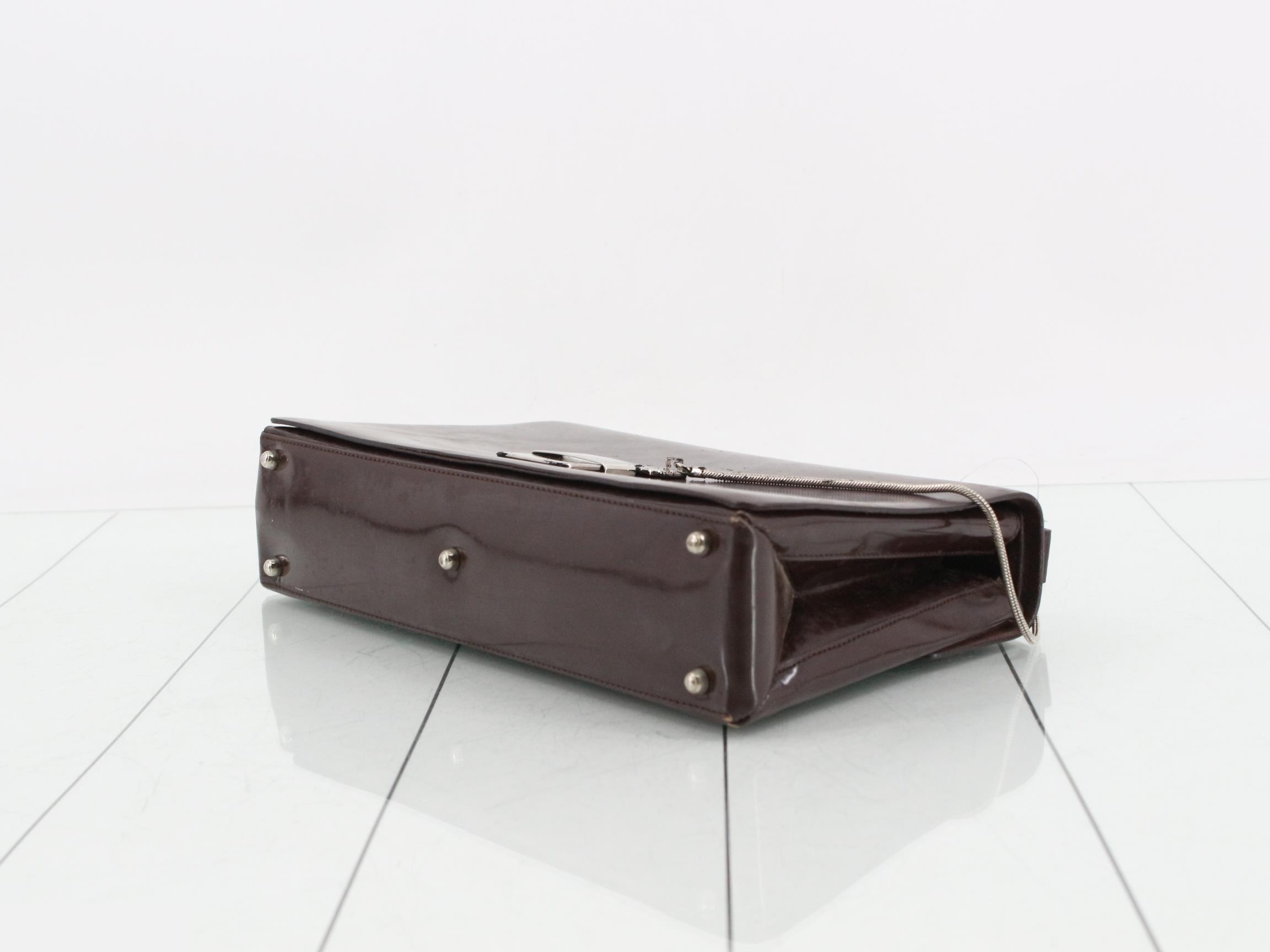 Enamel semi-shoulder bag — view 6