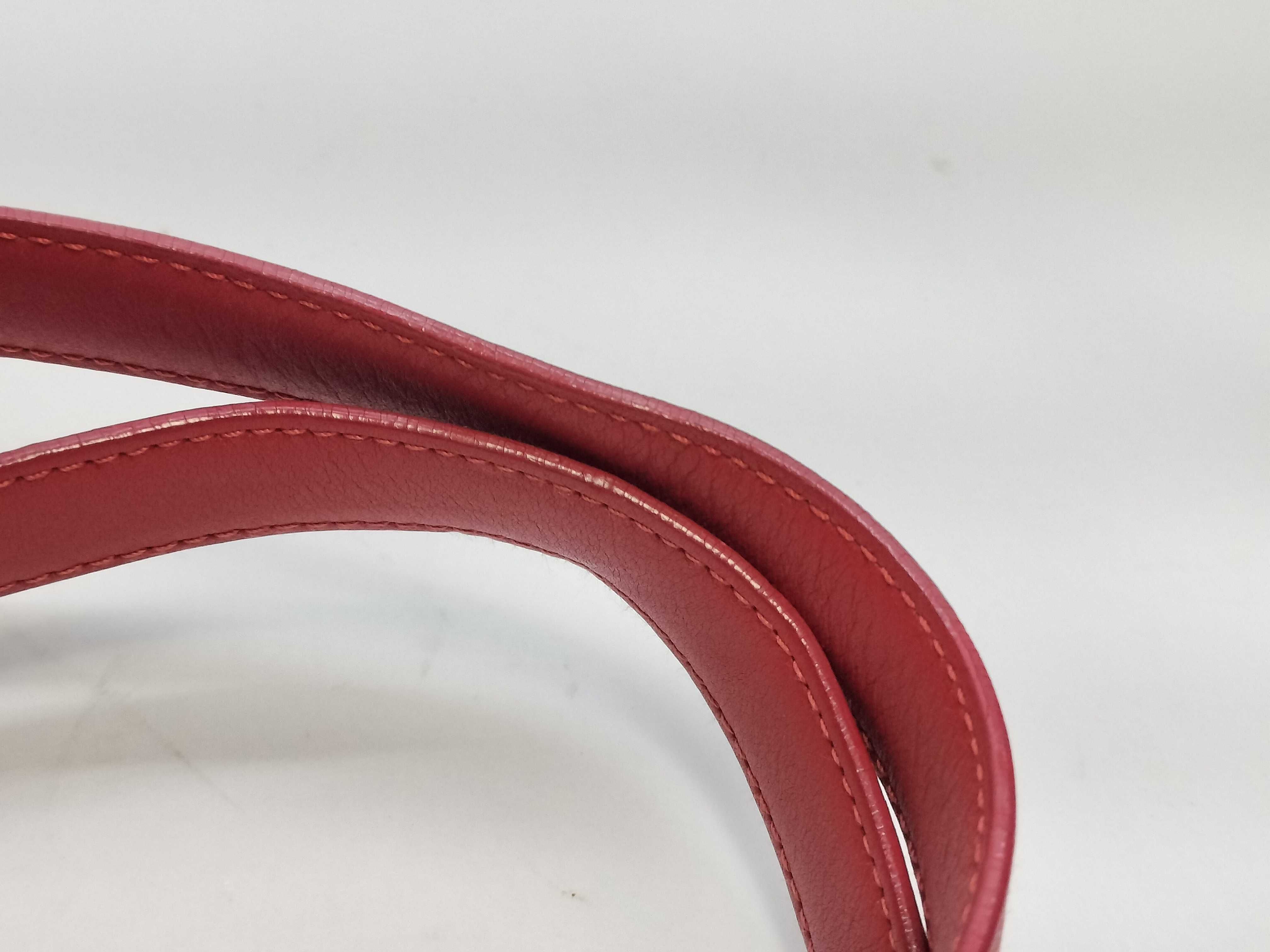 Leather Tote Bag (Red) — view 11