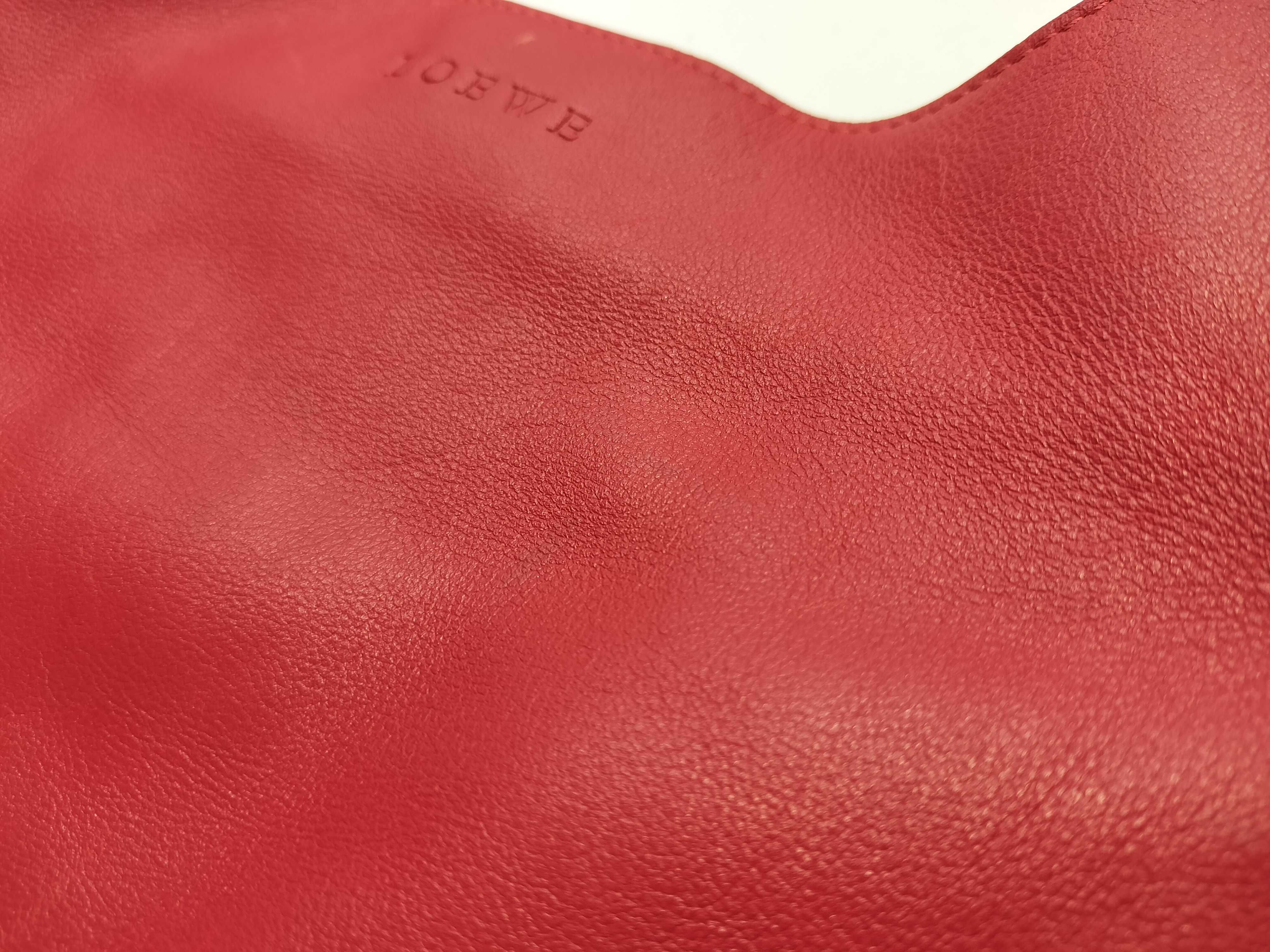Leather Tote Bag (Red) — view 12