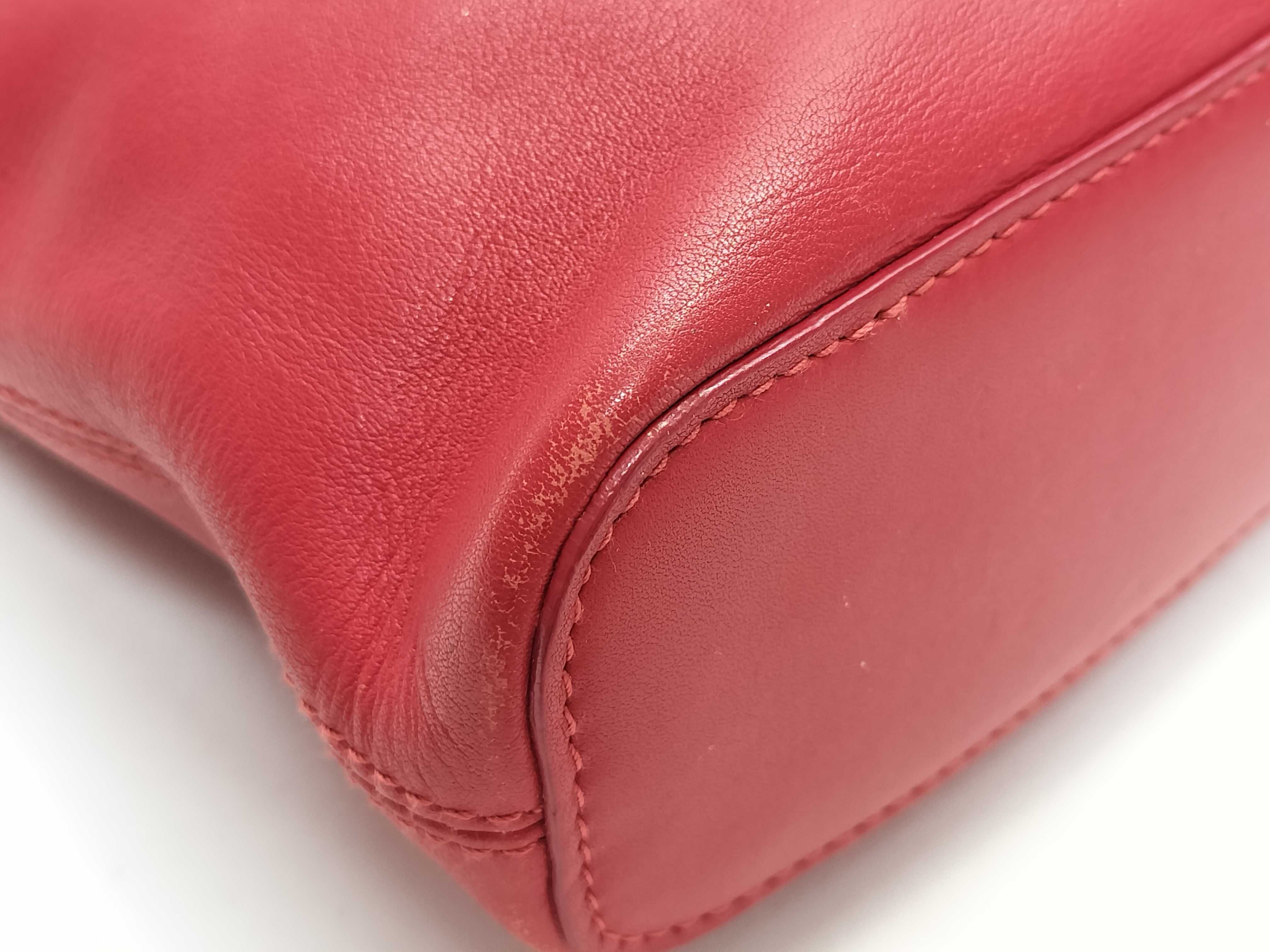 Leather Tote Bag (Red) — view 3