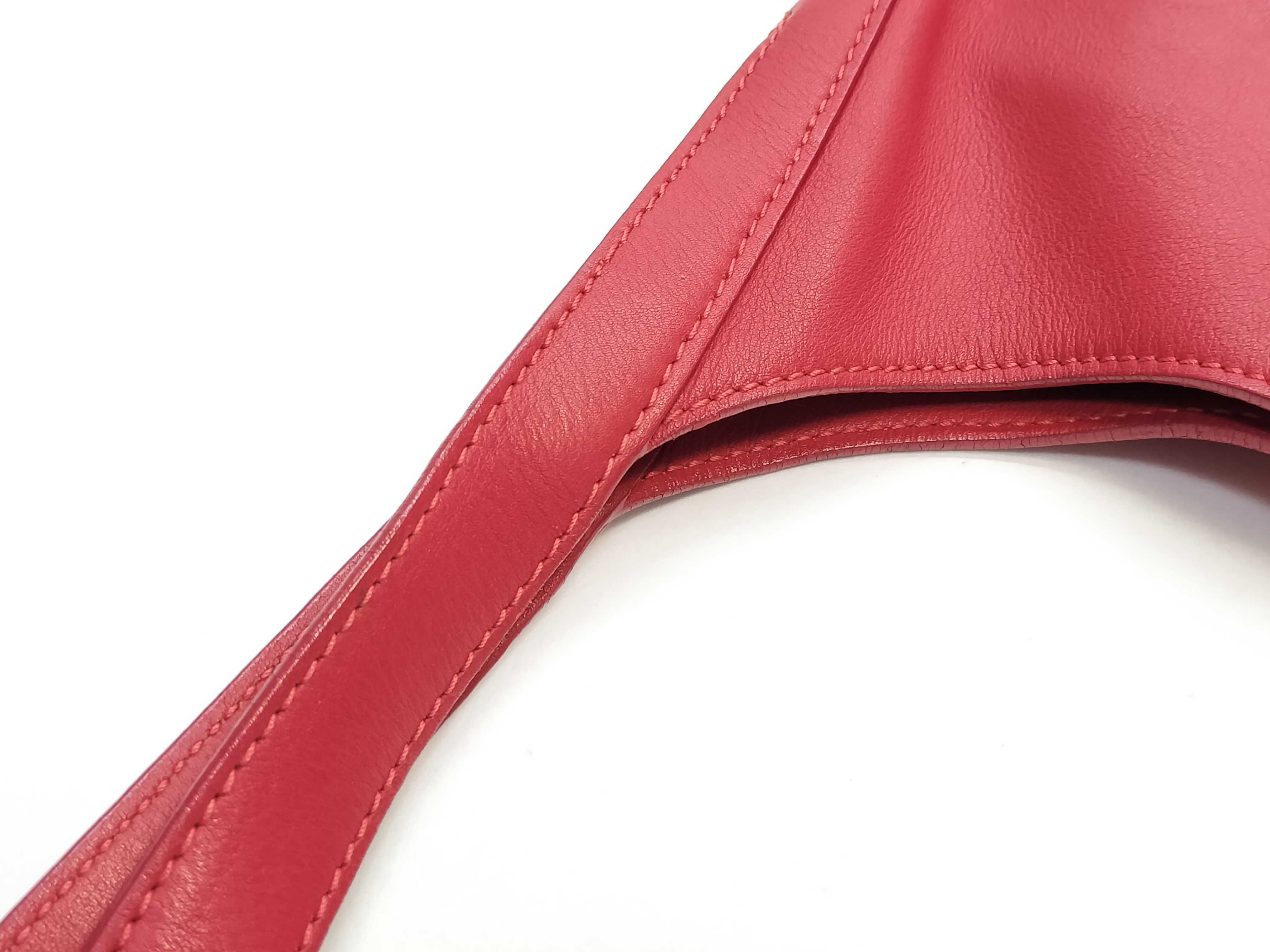 Leather Tote Bag (Red) — view 7