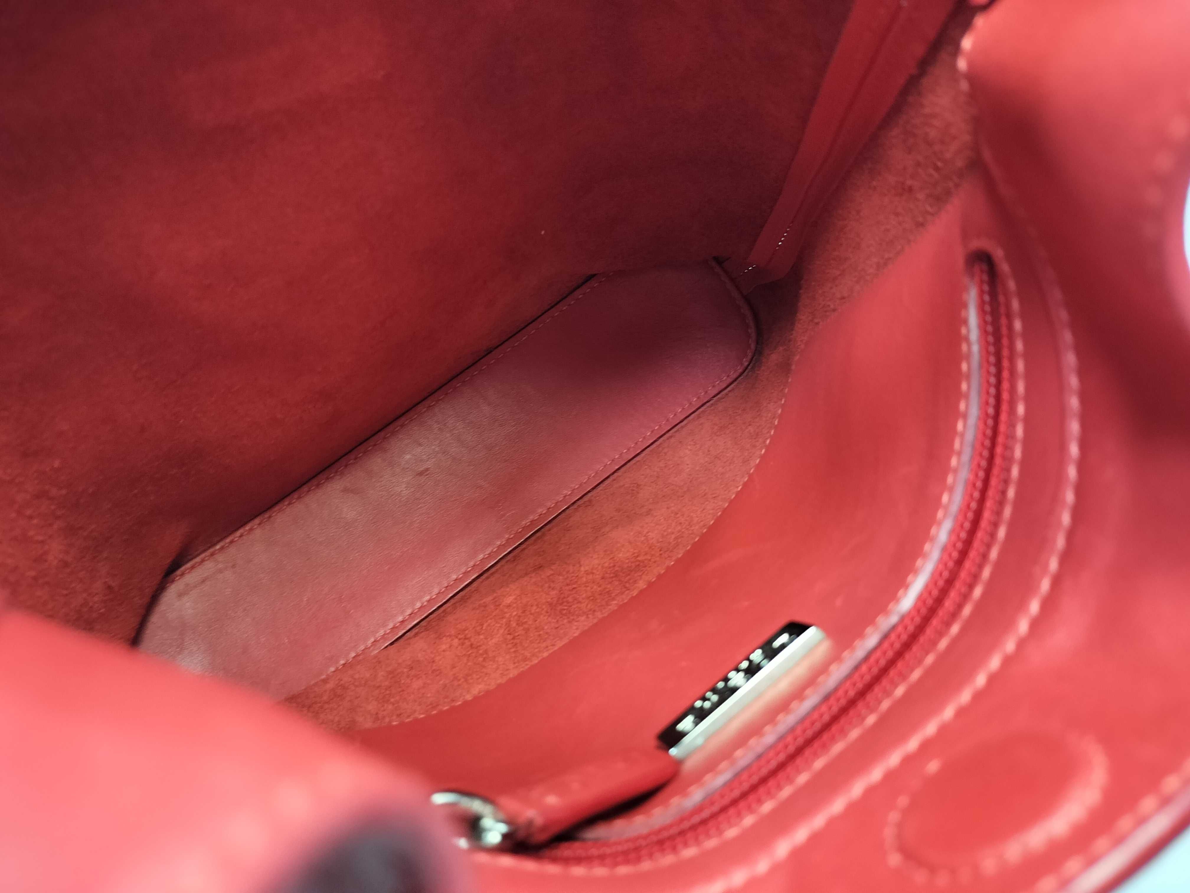 Leather Tote Bag (Red) — view 8