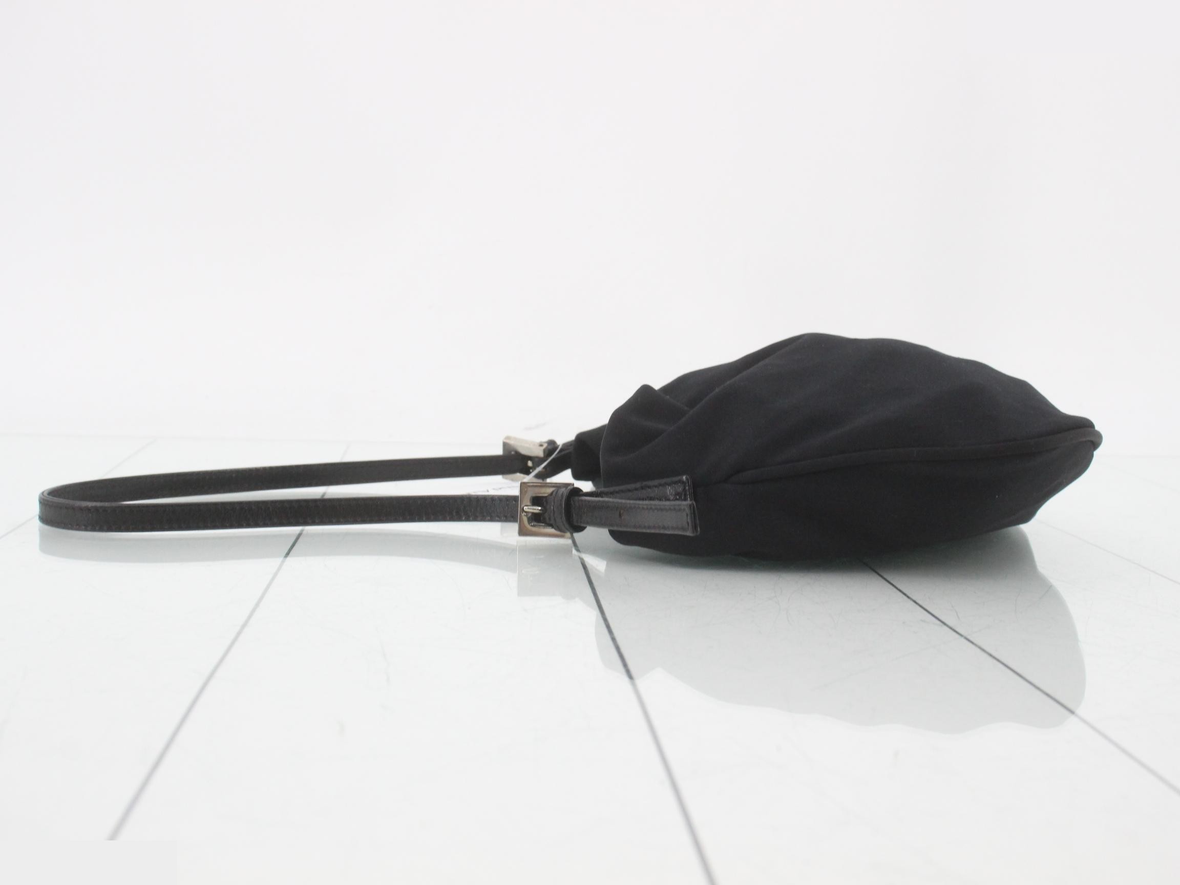Handbag, nylon and leather, item number 26733 — view 4