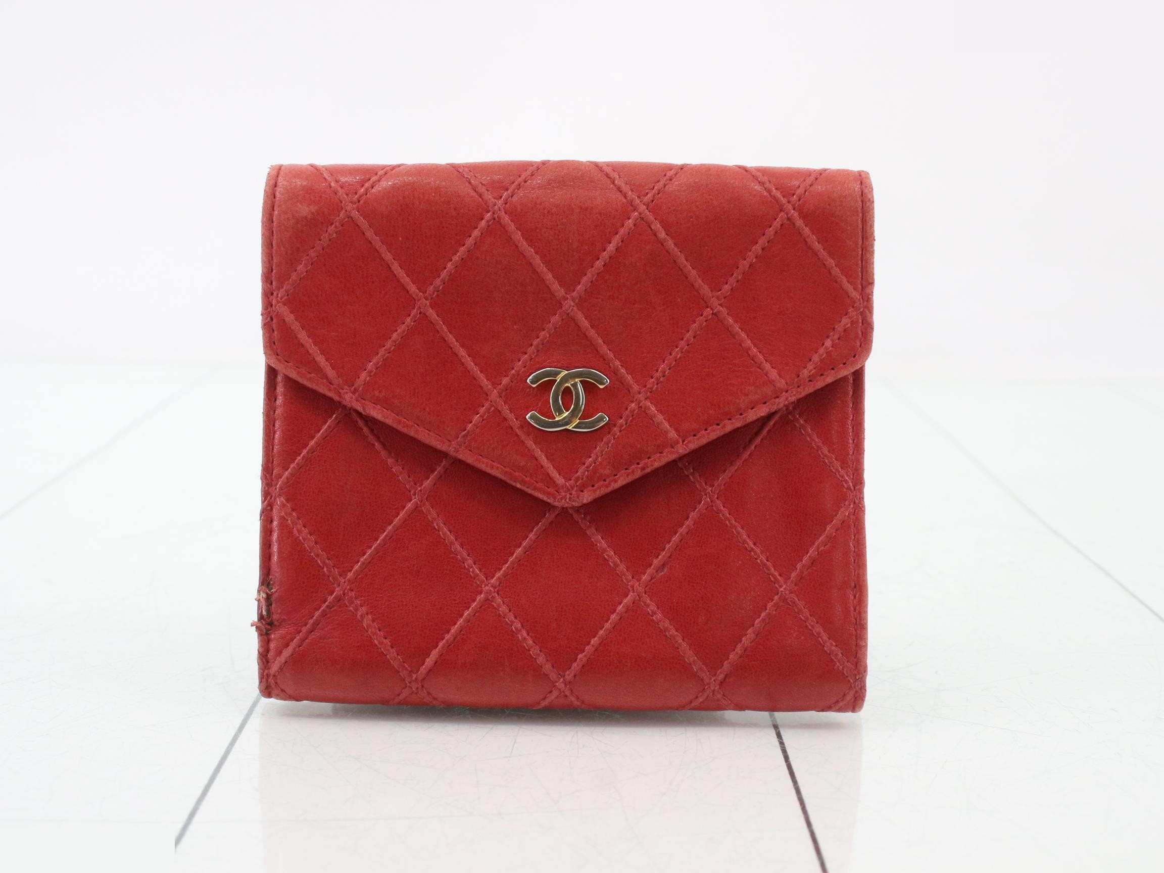 Bicolore folding wallet