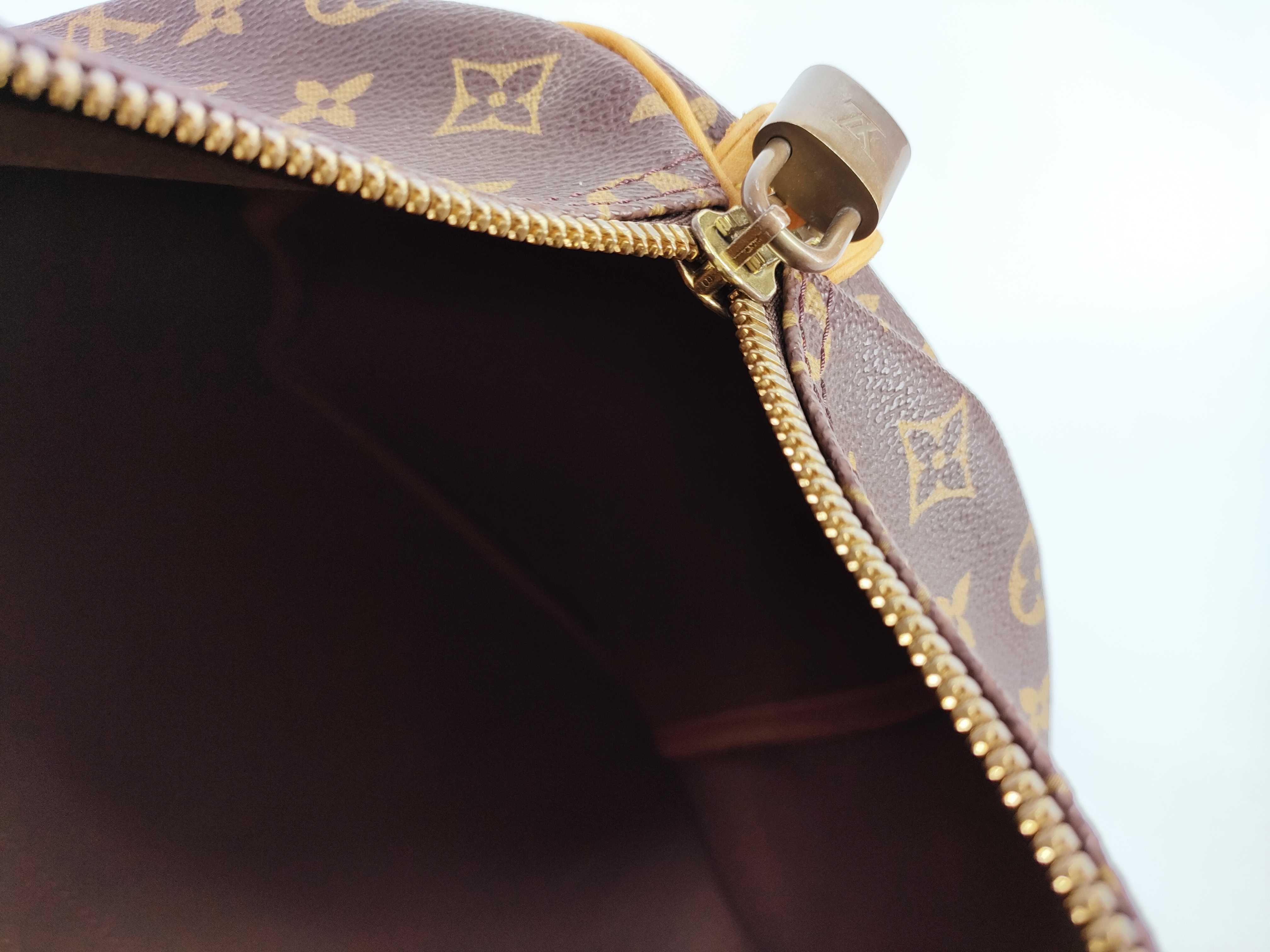 Monogram Vuitton Keepall 45 Boston Bag — view 13