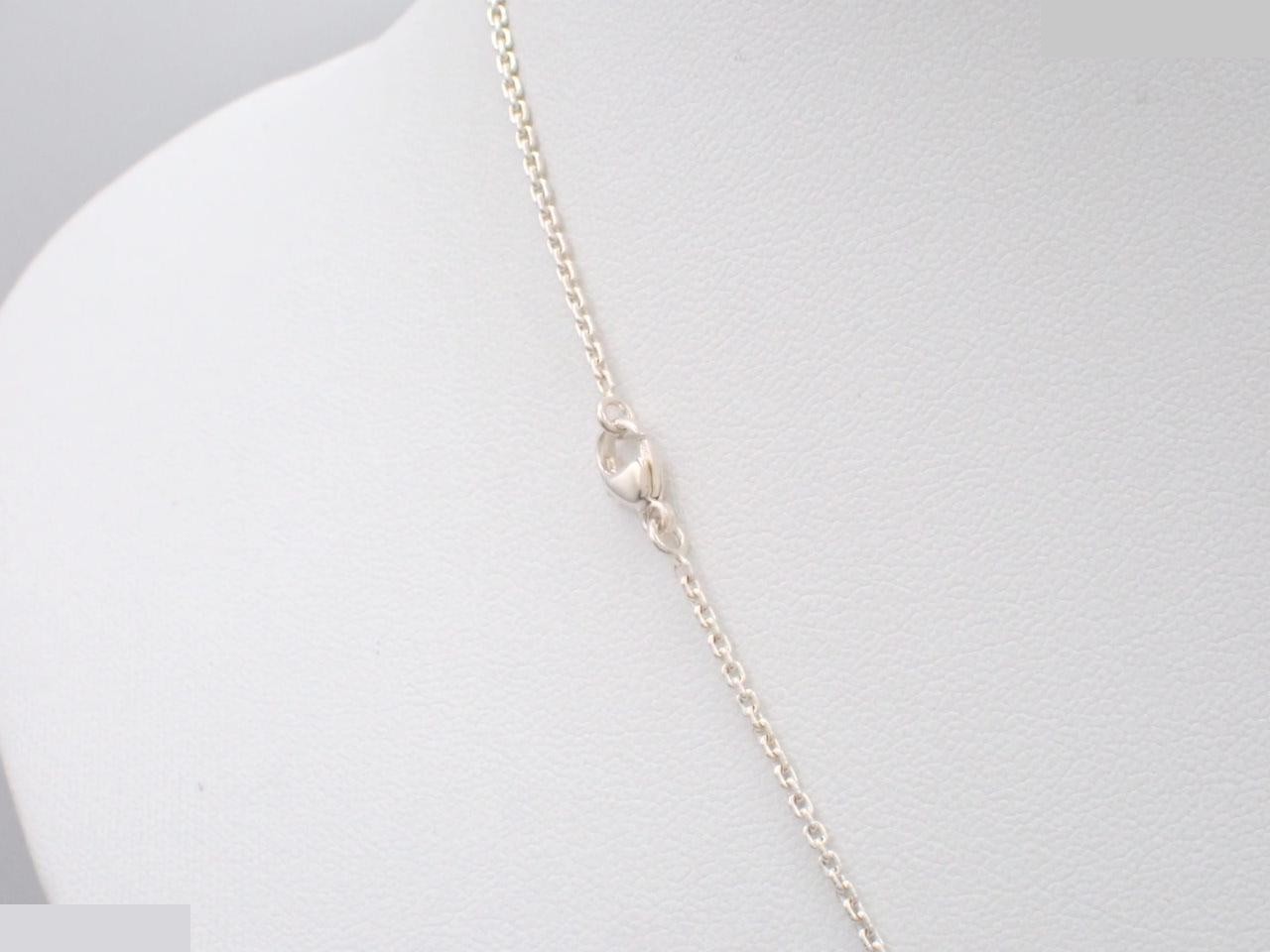 Lockit necklace, 925 sterling silver, 8.4g, chain approximately 48cm. — view 2