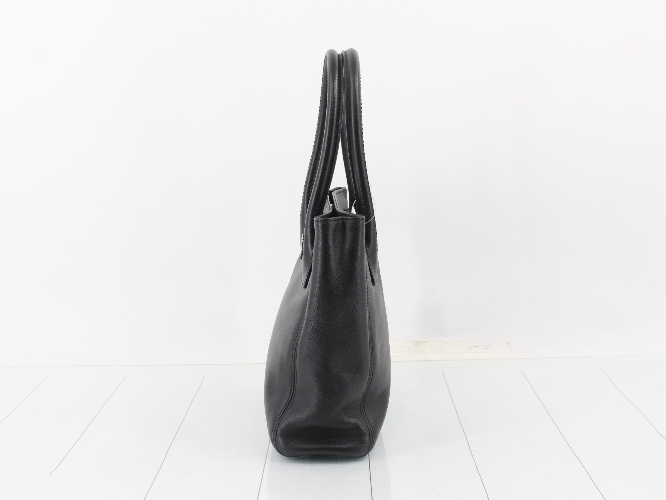 2.55 Executive Small Tote Bag, Caviar Skin — view 3