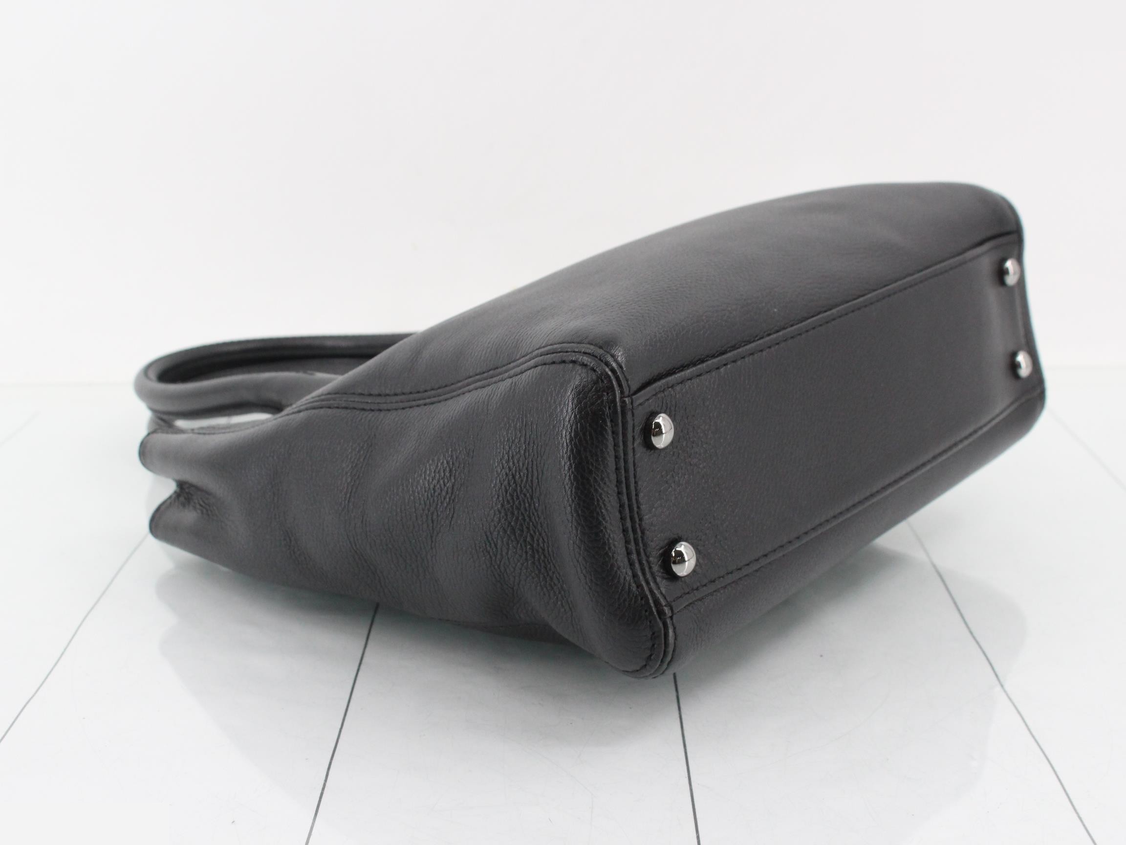 2.55 Executive Small Tote Bag, Caviar Skin — view 5