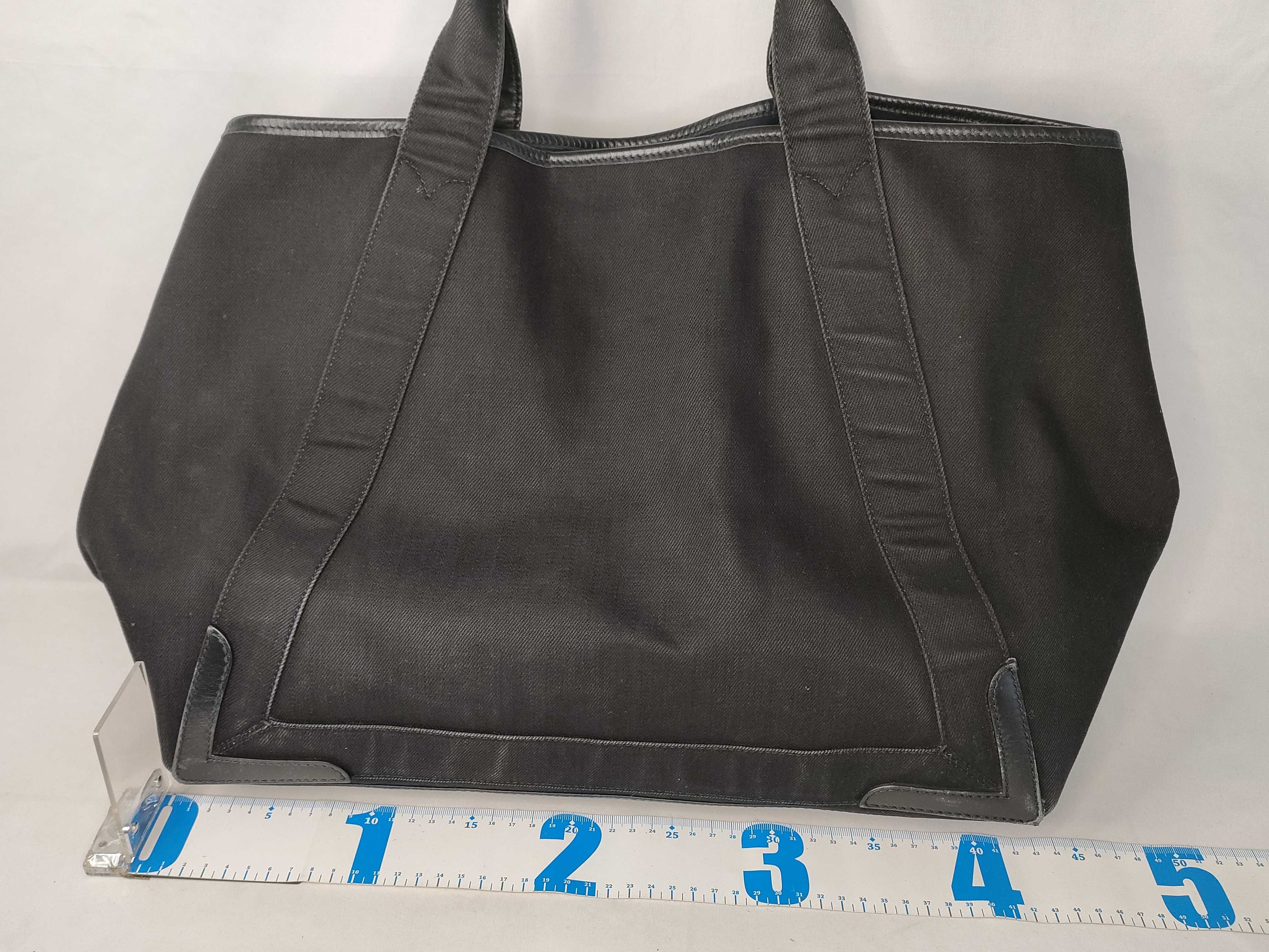 Leather Black 339936 Tote Bag — view 2