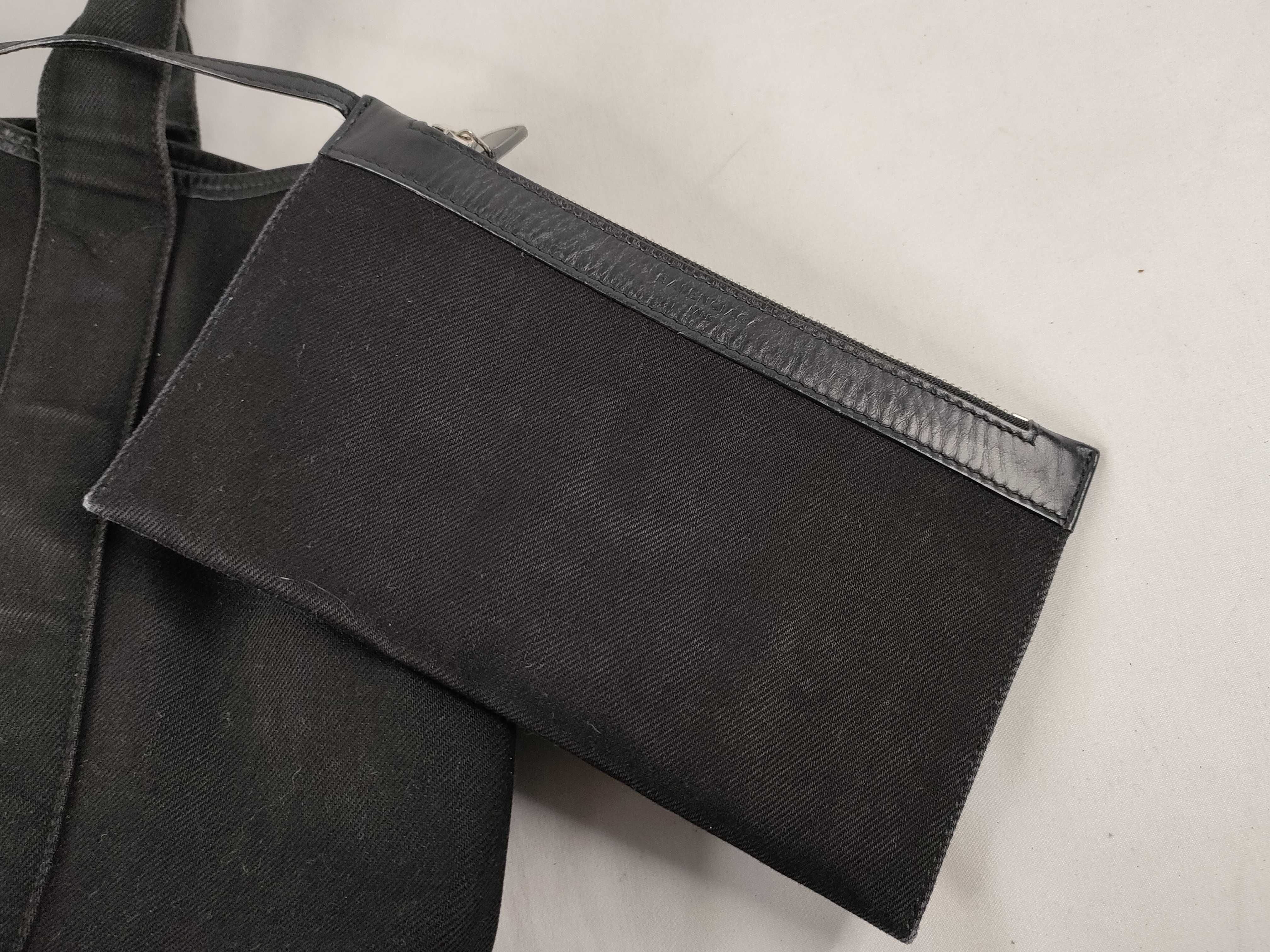 Leather Black 339936 Tote Bag — view 15