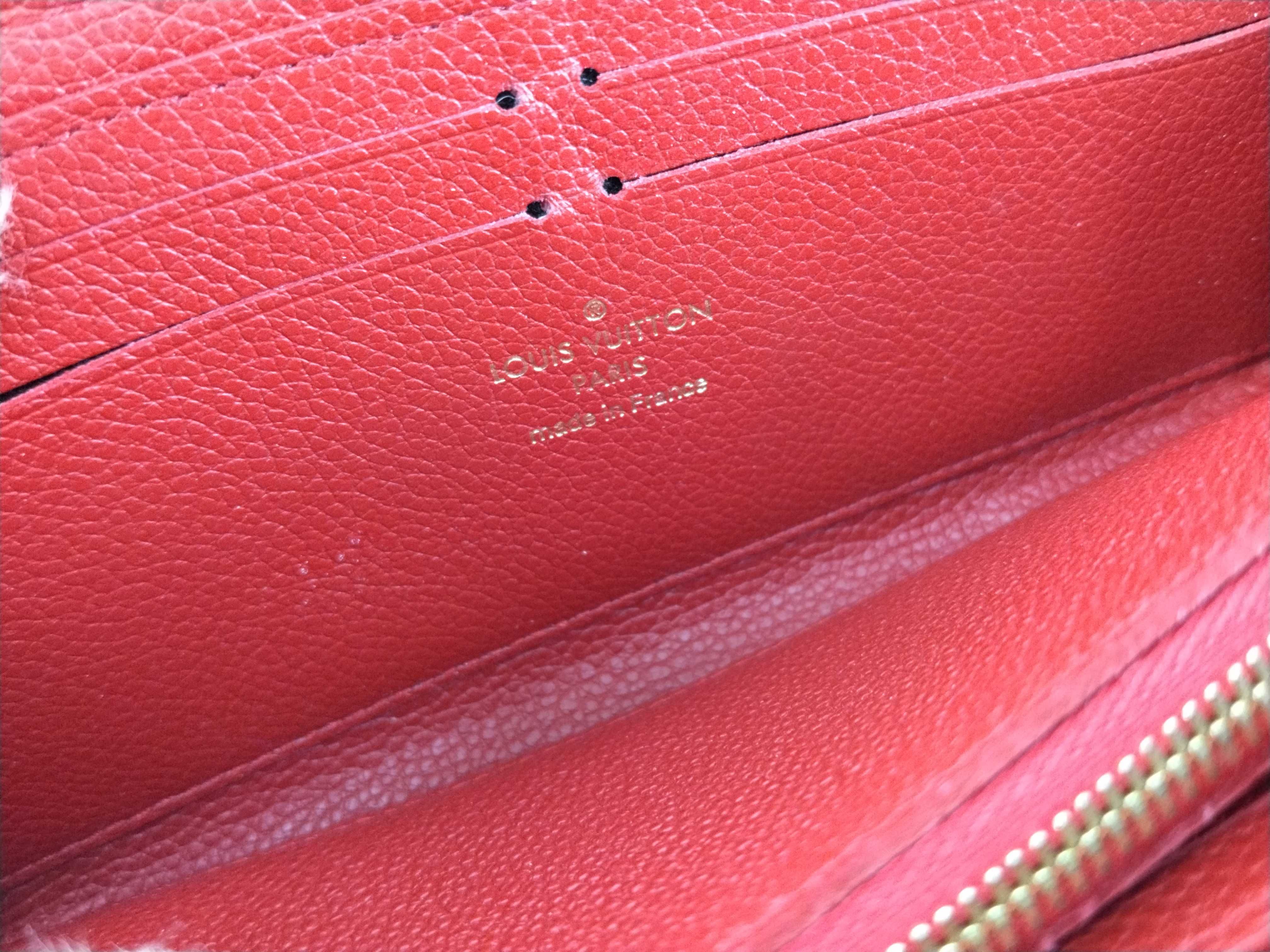 Monogram Empreinte Louis Vuitton Portefeuille Clemence Flower Charm M63920 Wallet — view 12