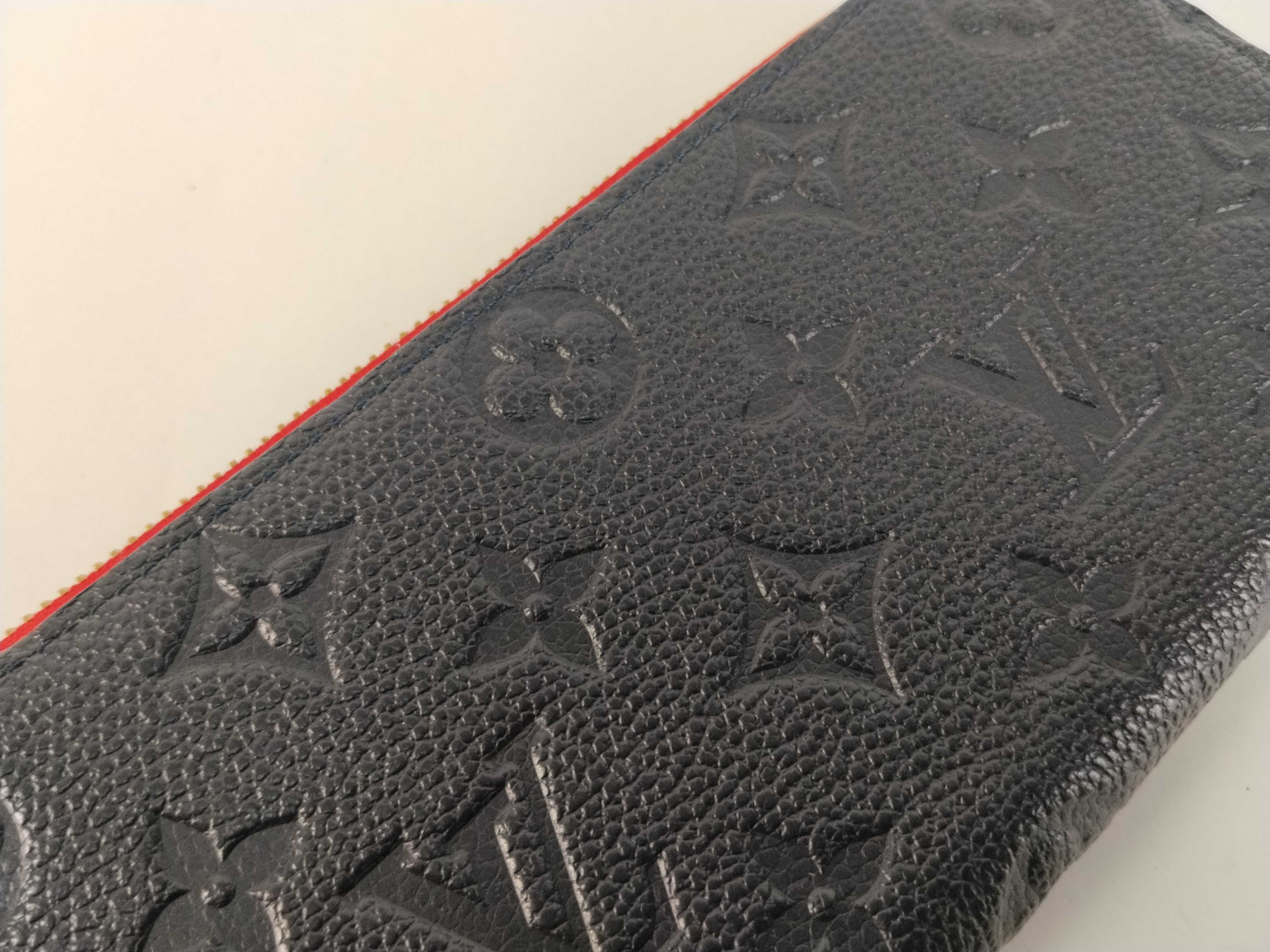 Monogram Empreinte Louis Vuitton Portefeuille Clemence Flower Charm M63920 Wallet — view 14