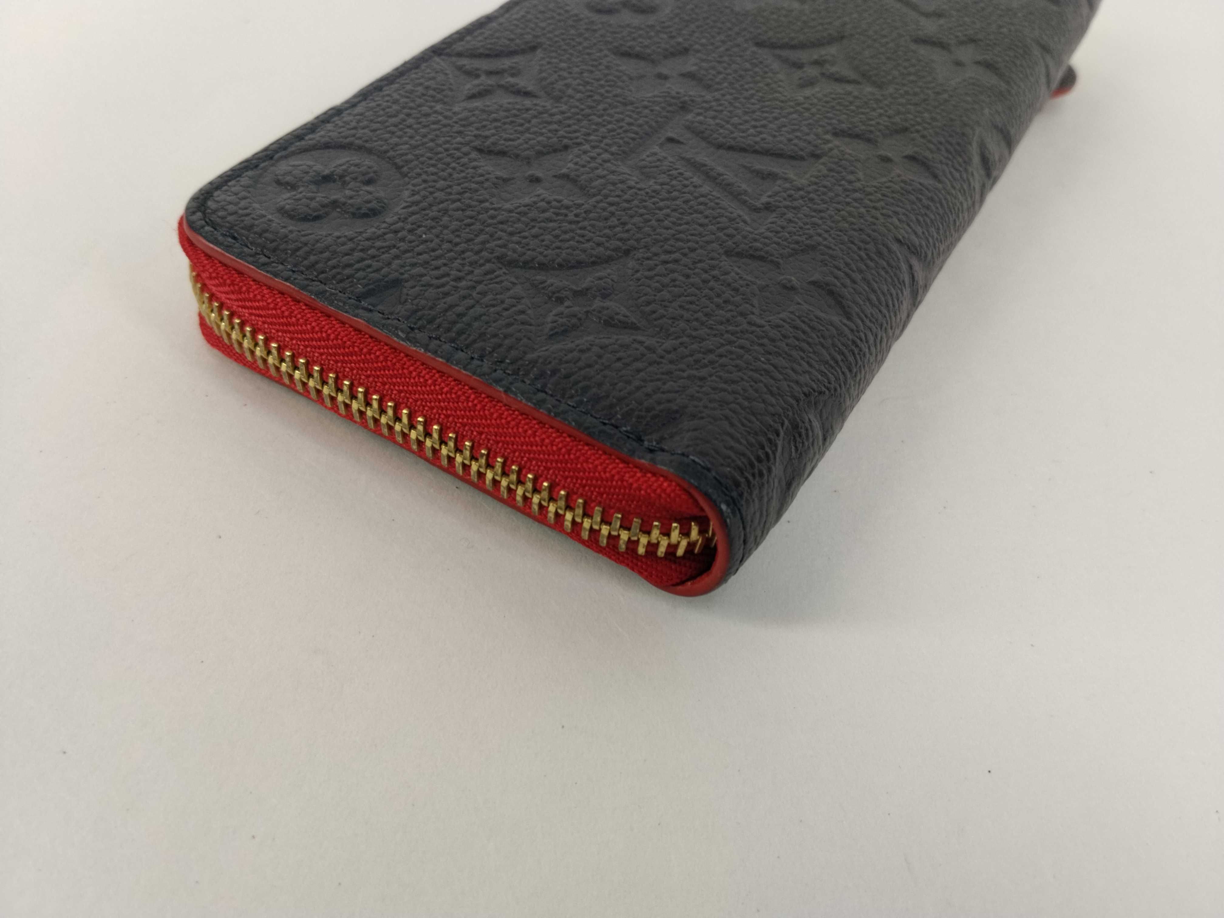 Monogram Empreinte Louis Vuitton Portefeuille Clemence Flower Charm M63920 Wallet — view 3