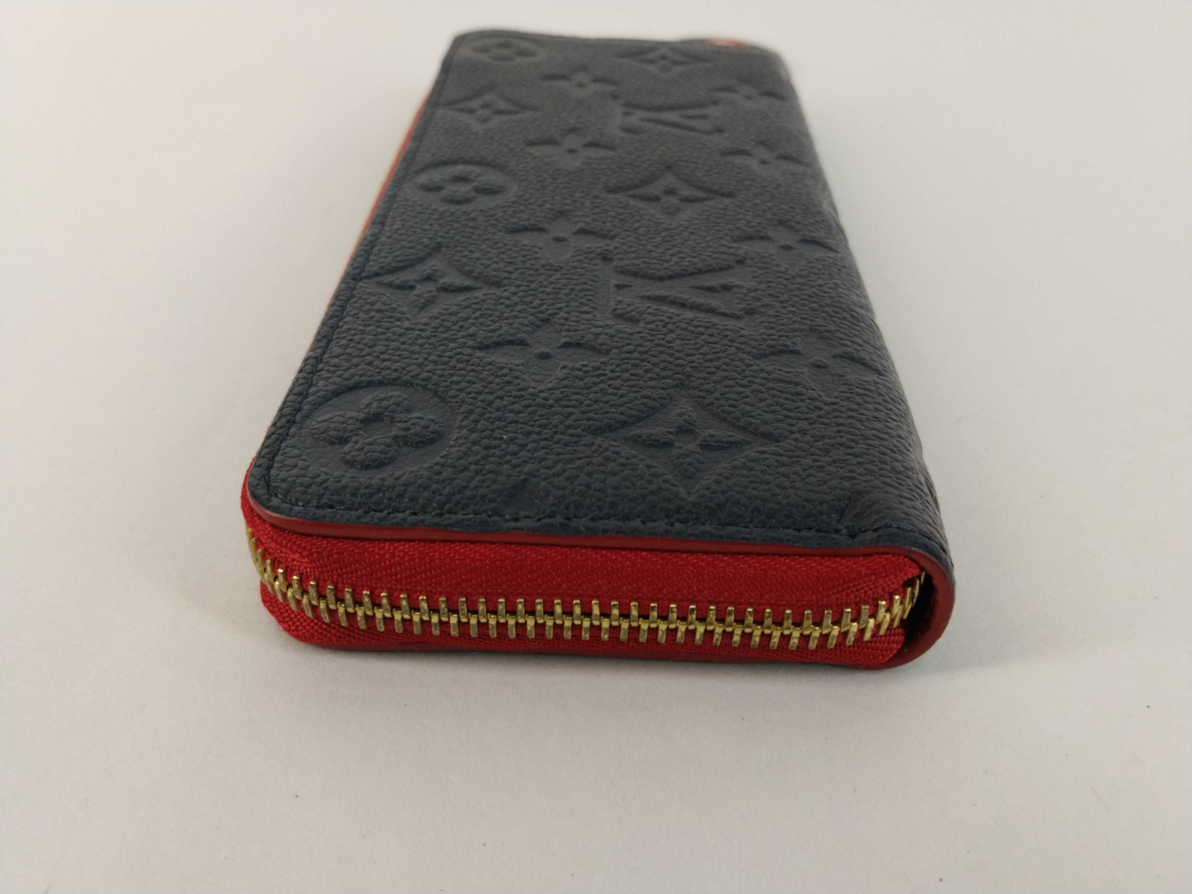 Monogram Empreinte Louis Vuitton Portefeuille Clemence Flower Charm M63920 Wallet — view 4