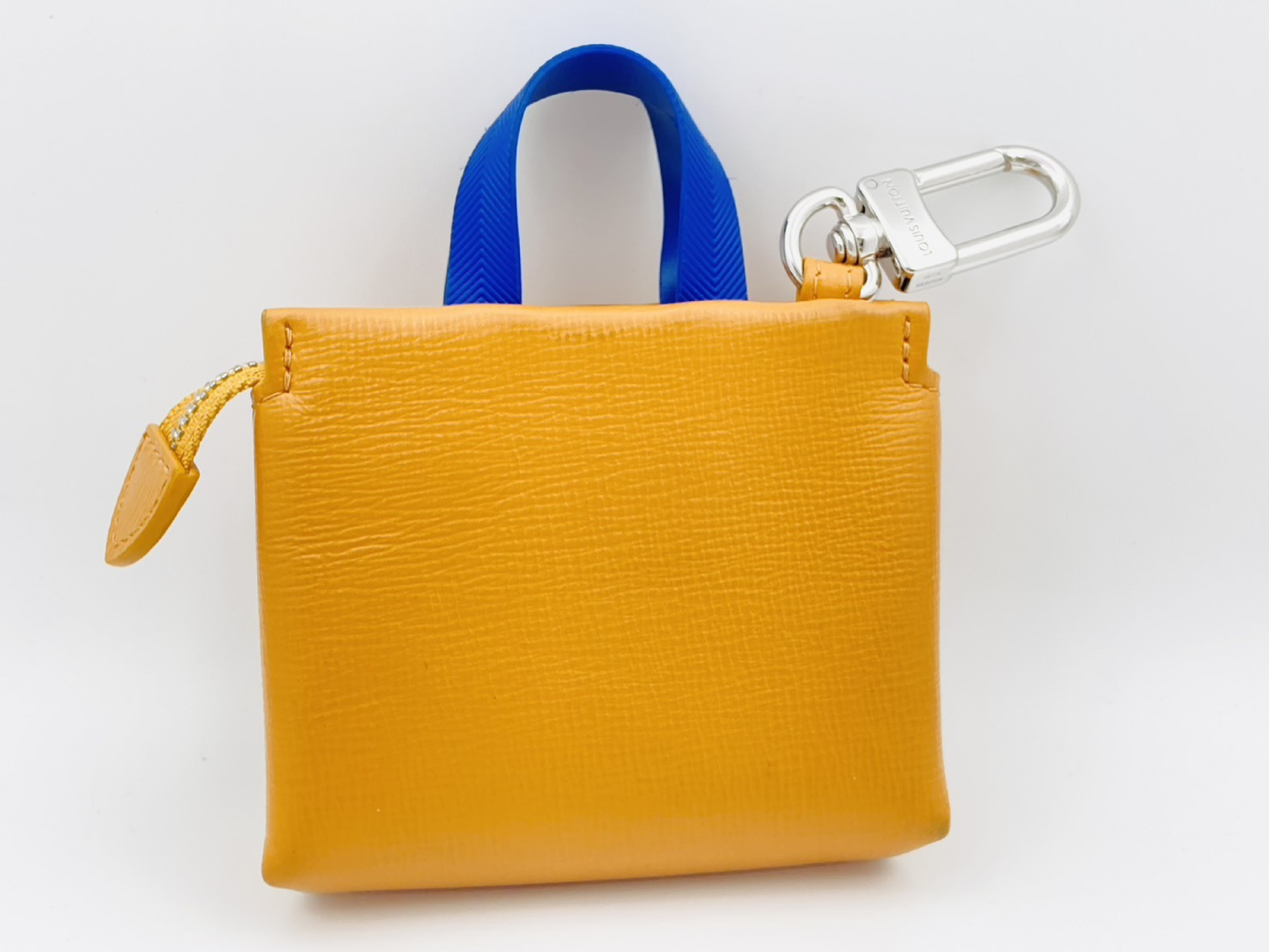 M02699 Bag Charm LV Mini Shopper Charm Keyring Orange IK2285 Key Case/Keychain — view 2
