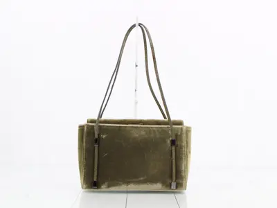 Velour Python One-Shoulder Bag