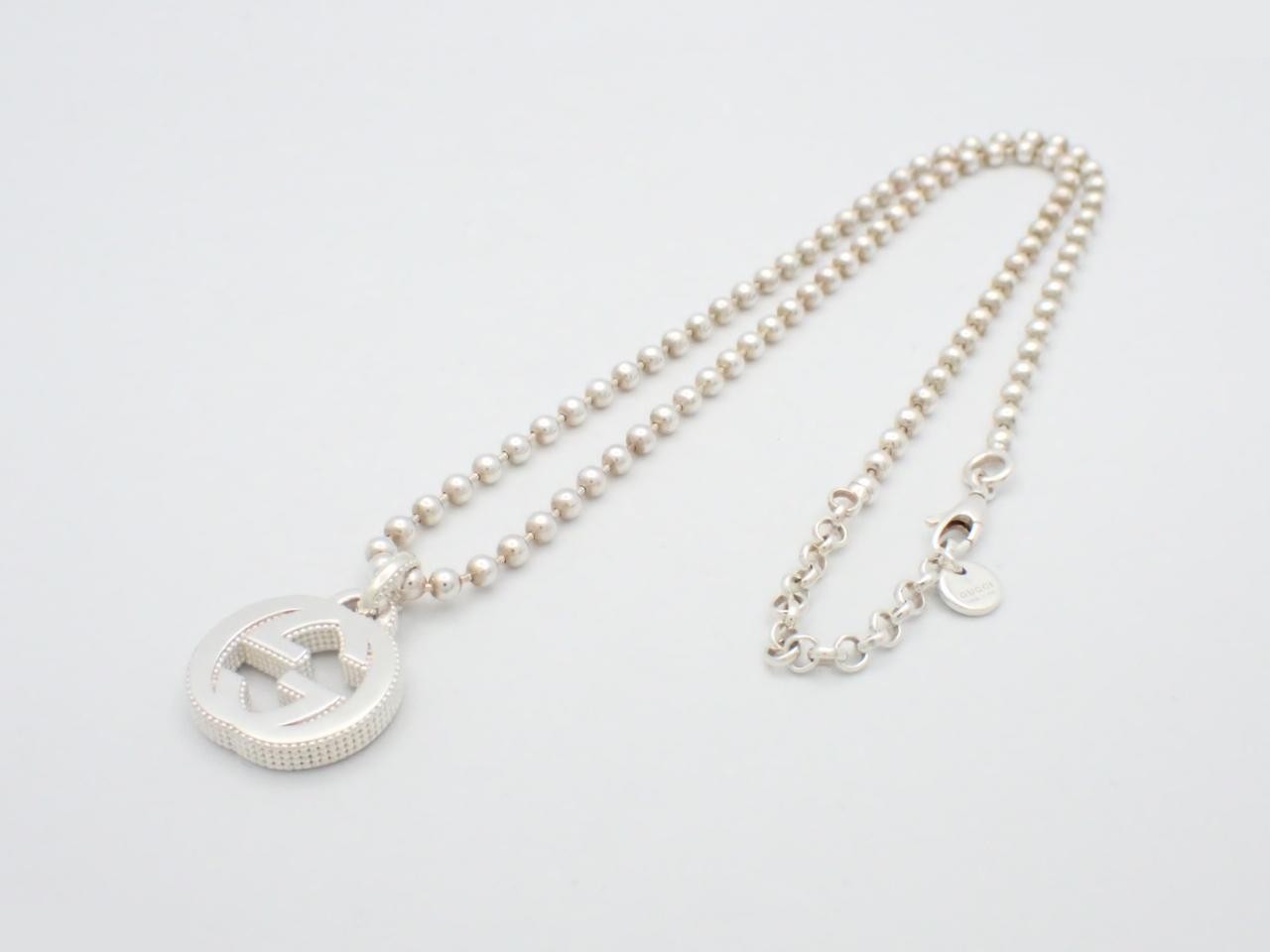 Ag925/16.4g Necklace, Pair, Ball Chain — view 2