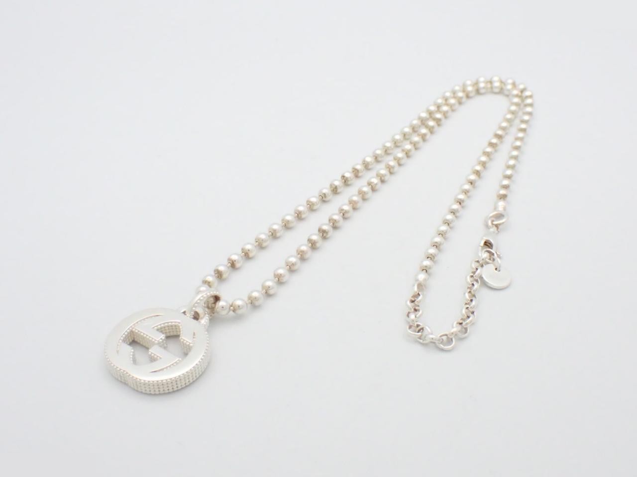 Ag925/16.4g Necklace, Pair, Ball Chain — view 3