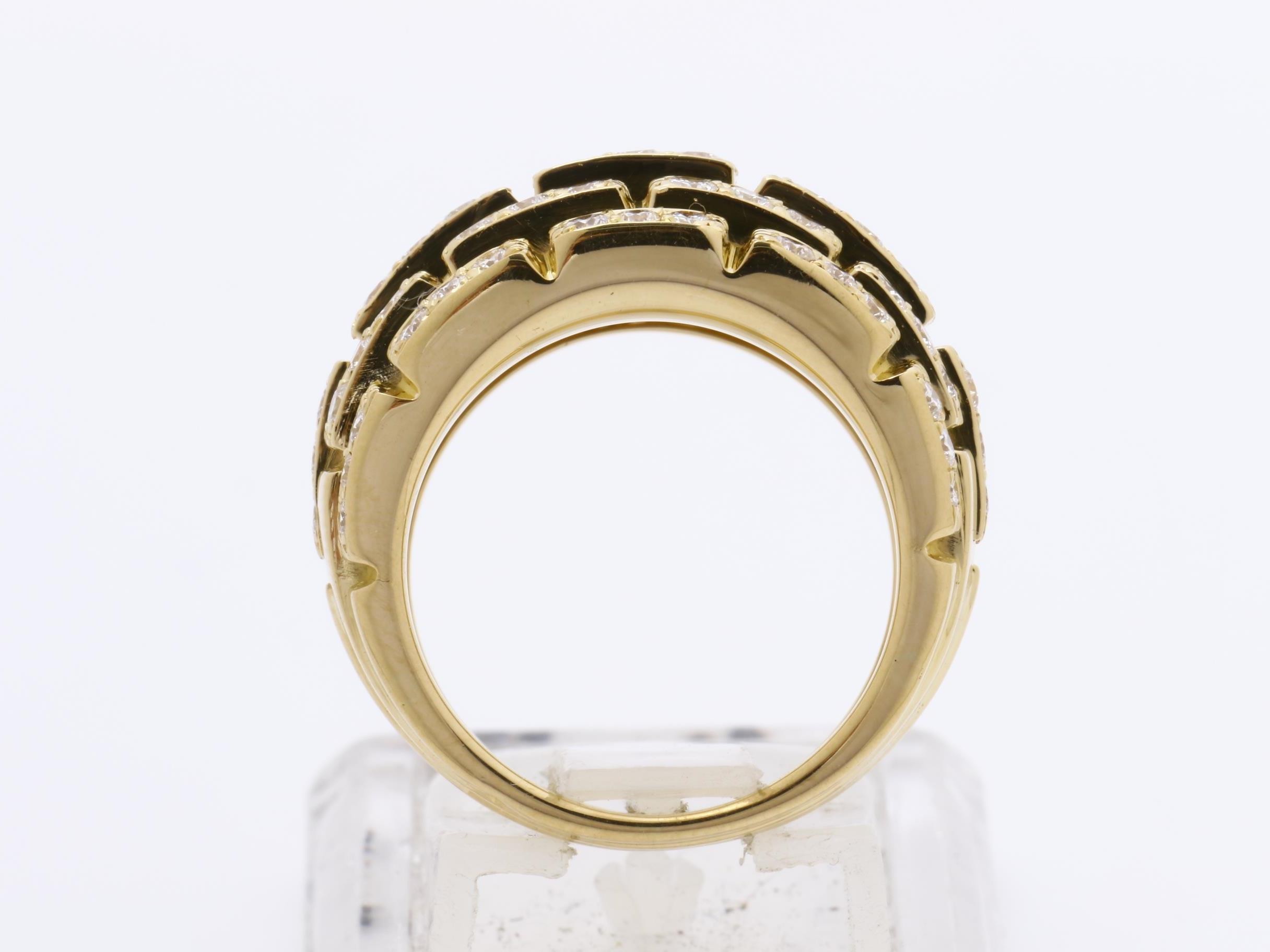 Oriane Ring, Diamond Ring, K18YG, 12.9g, Size #51 — view 5