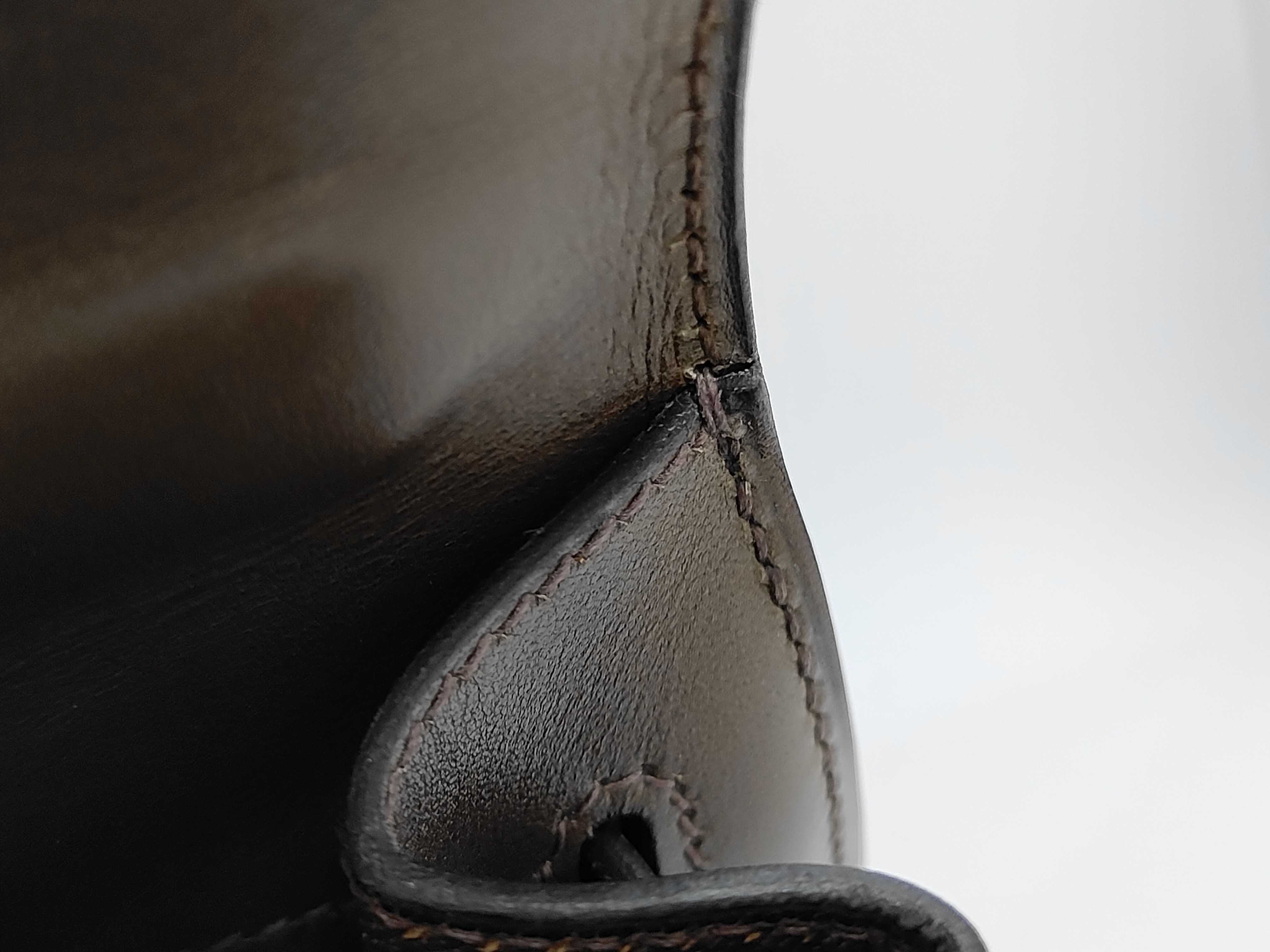 Kelly Gold Hardware Box Brown Handbag — view 7