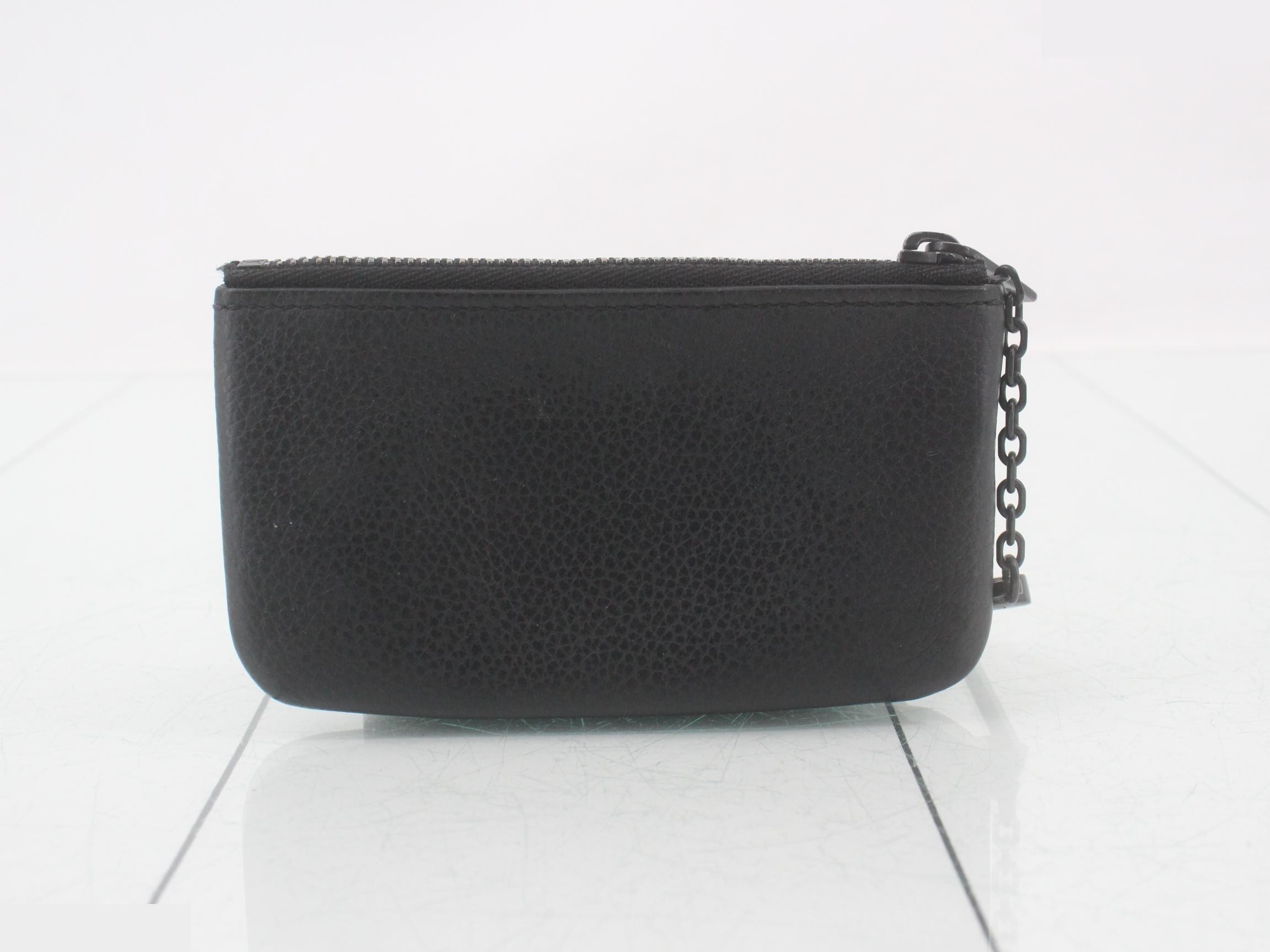 LV Aerogram Pochette Clé Noir Coin Case — view 2