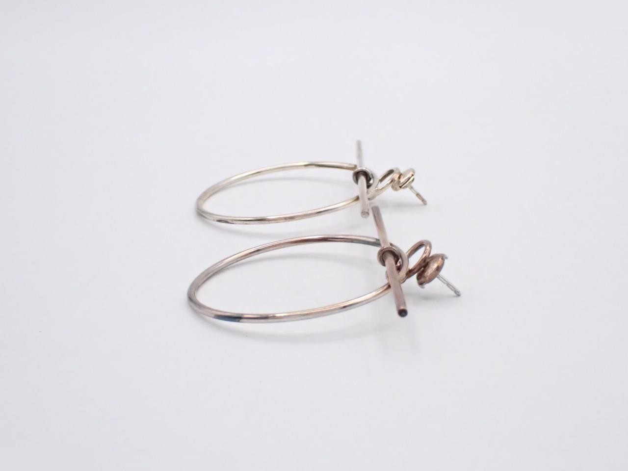Ag925/11.0g Loop Earrings MM — view 3