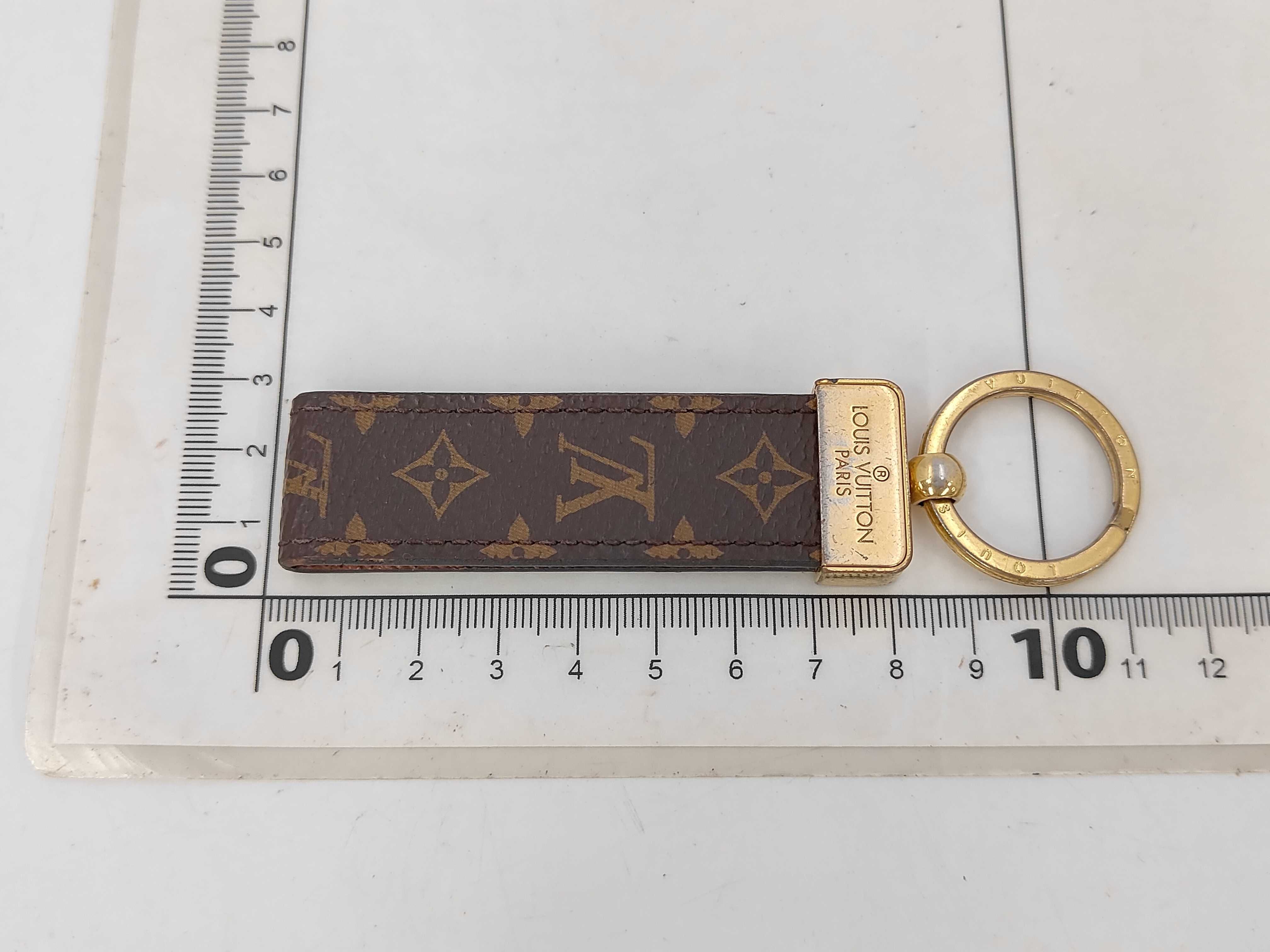 Monogram Dragonne Keychain Key Case Keychain — view 2