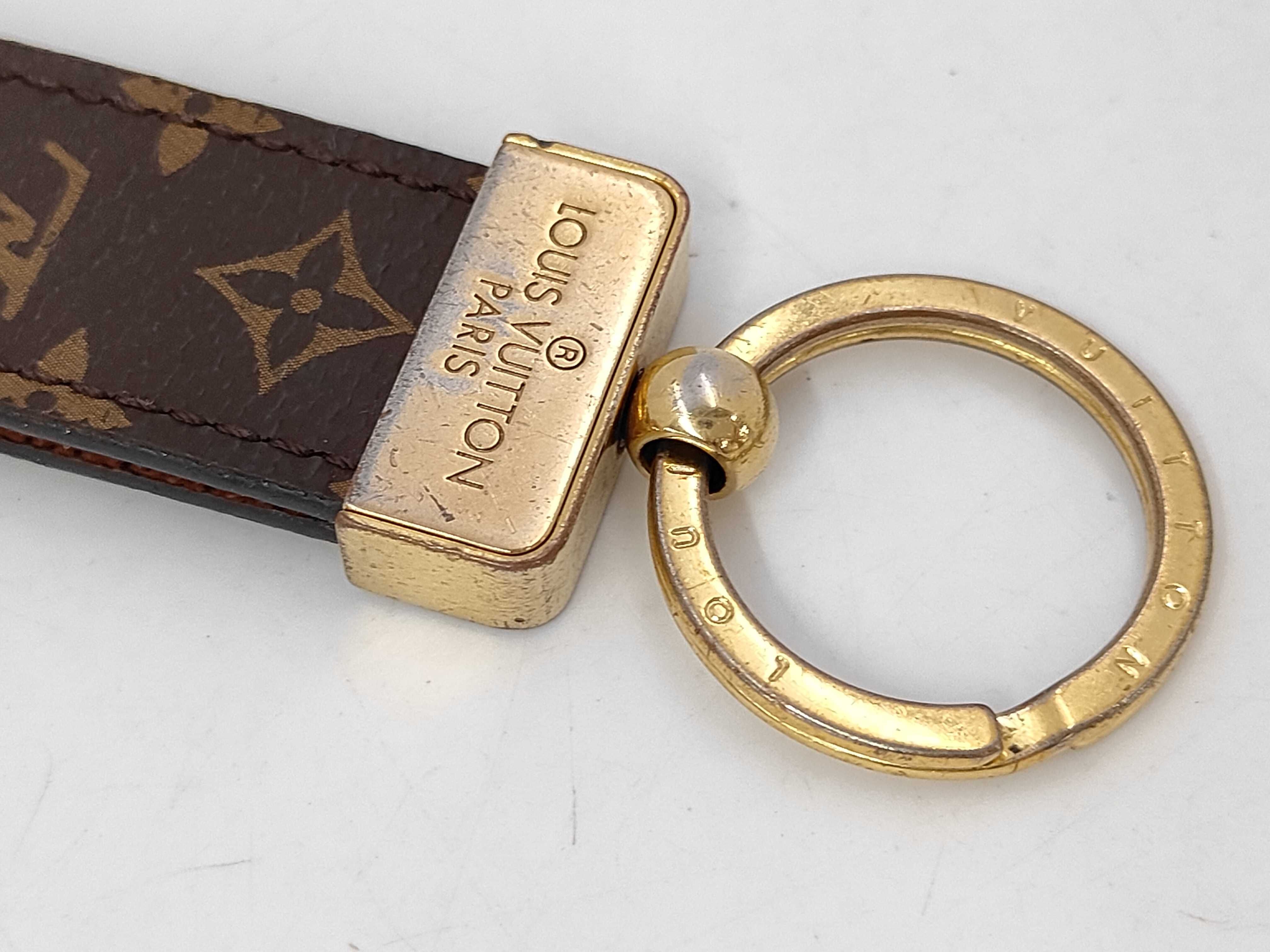 Monogram Dragonne Keychain Key Case Keychain — view 3
