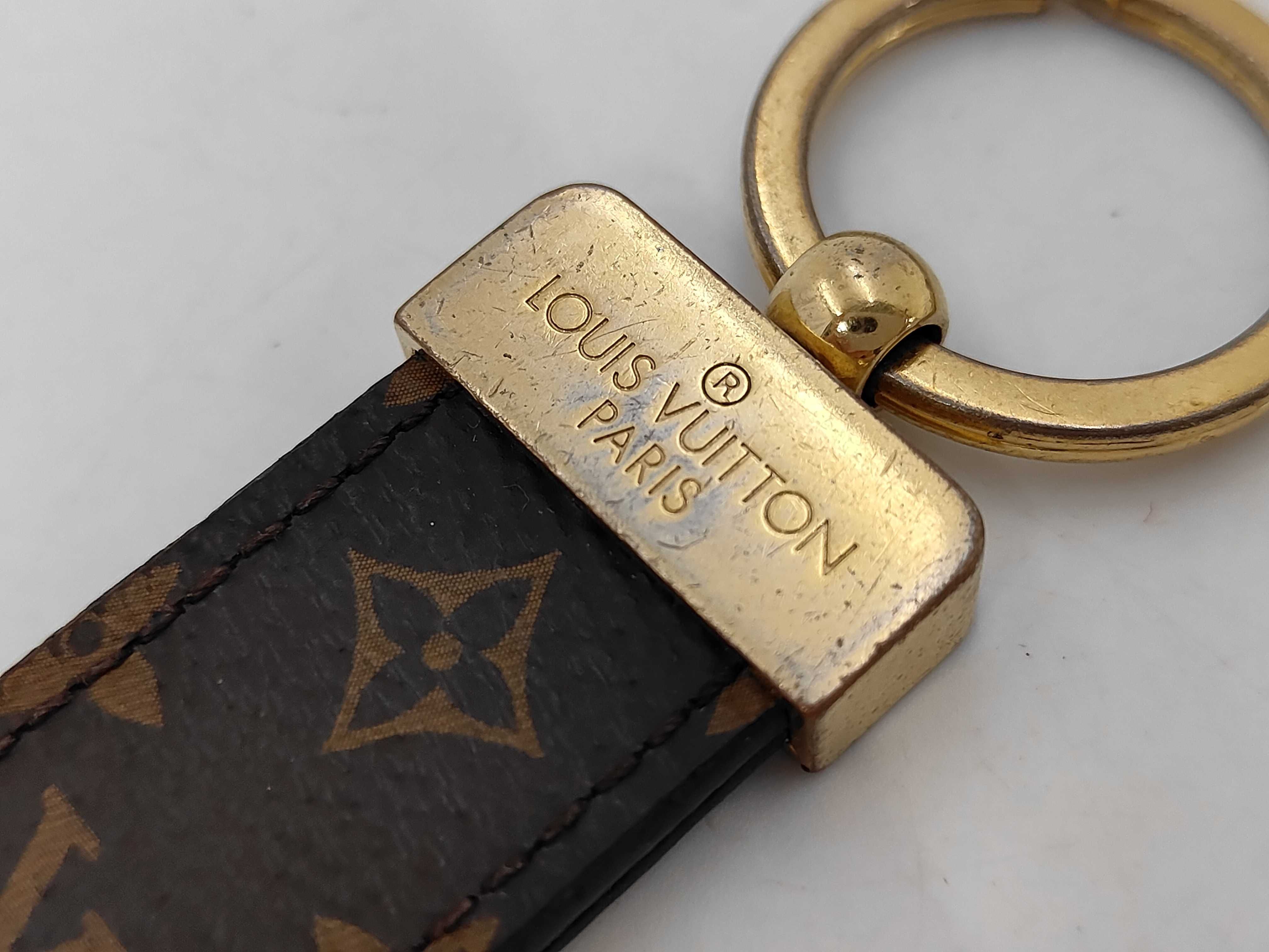 Monogram Dragonne Keychain Key Case Keychain — view 4