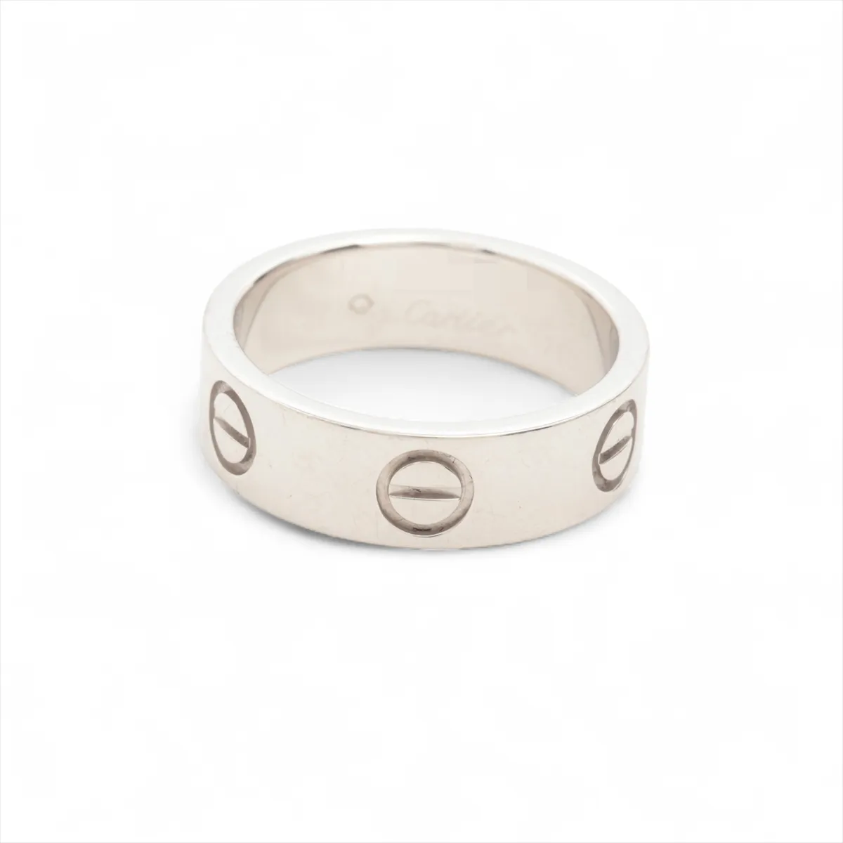 Love Ring 750 (WG) 6.6g Size 50 H50986 Metal wear