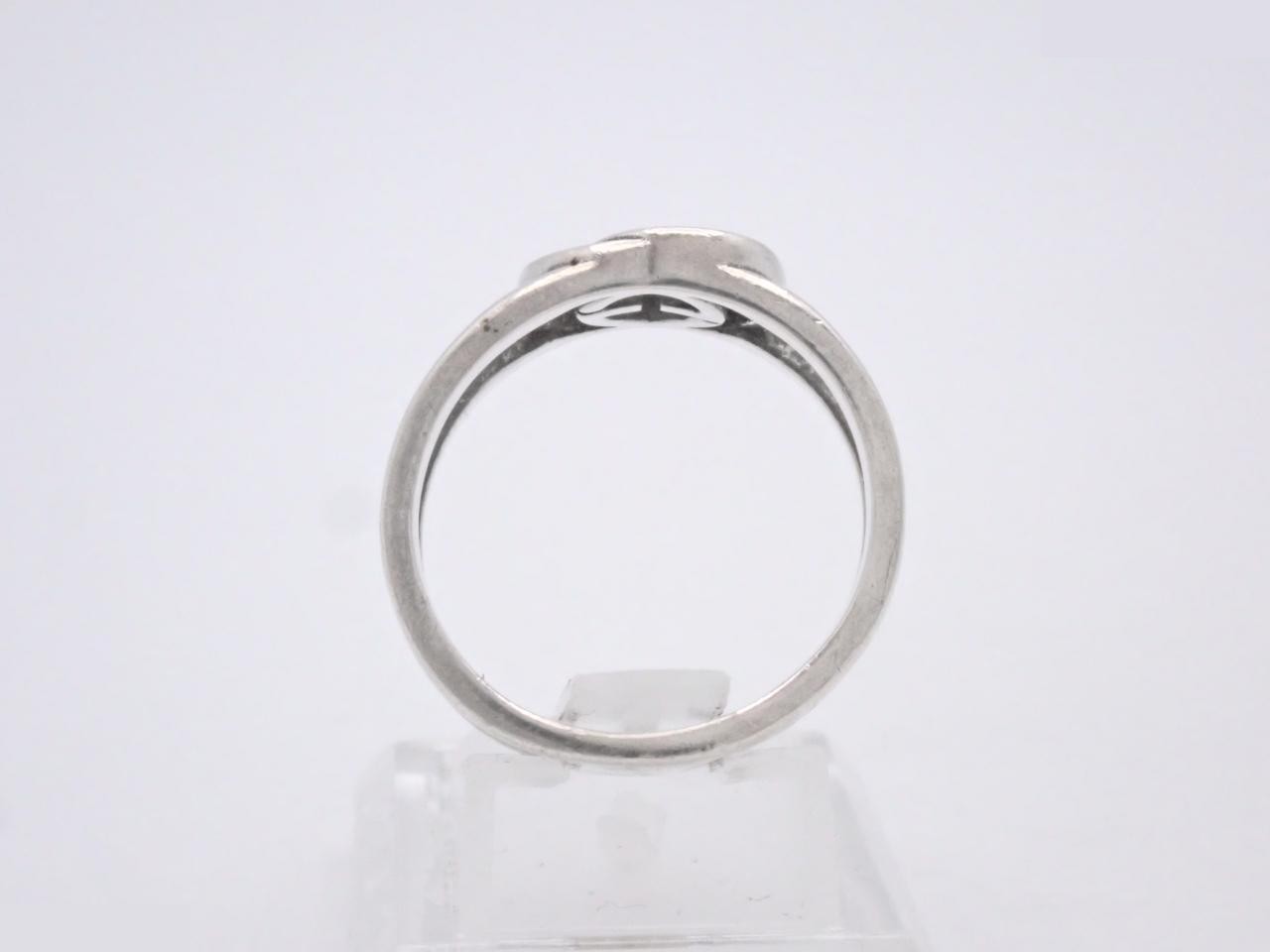 Interlocking G Silver Ring, Total Weight: Approx. 5g — view 3