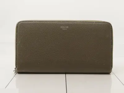 Round zipper long wallet