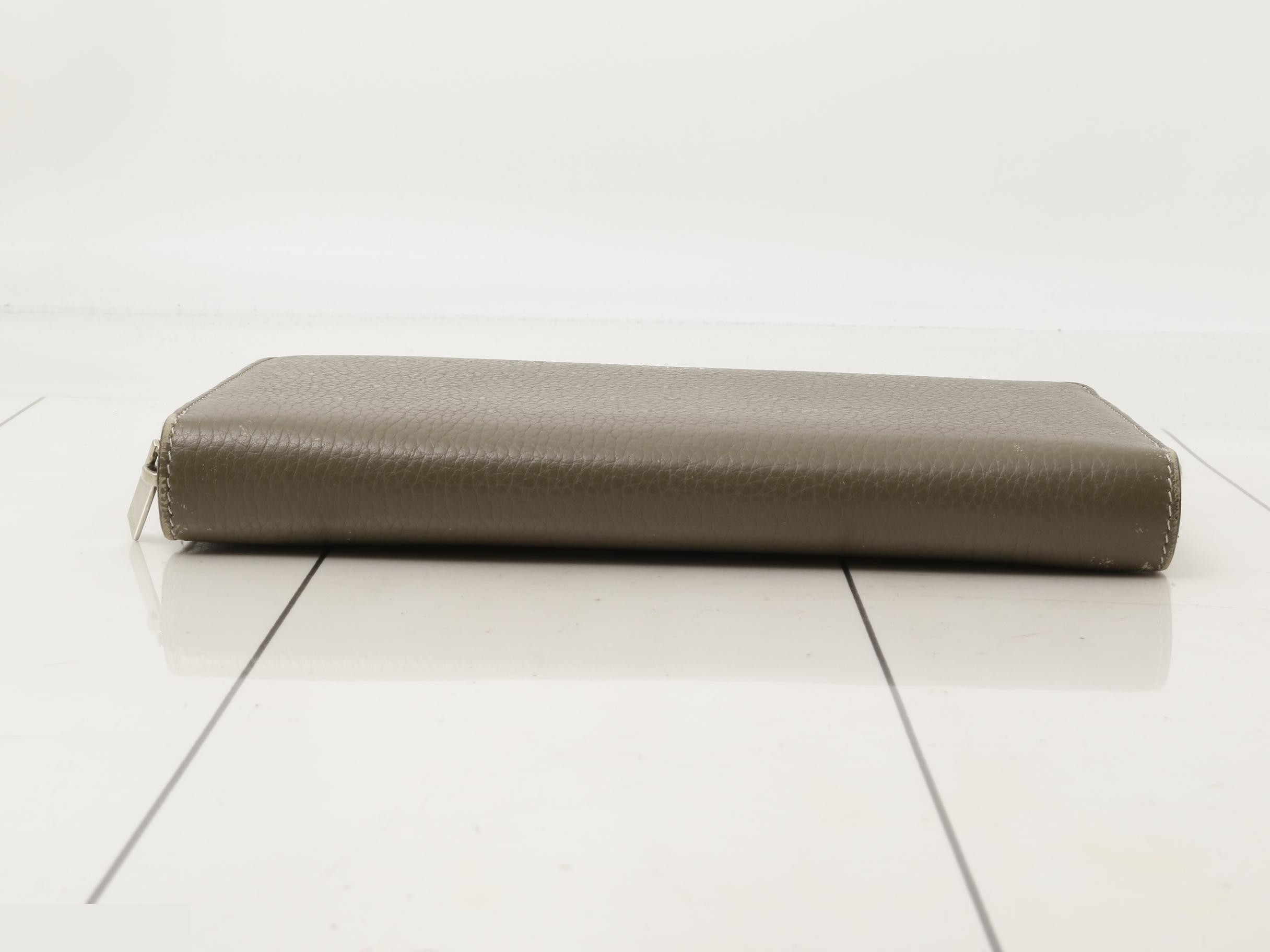 Round zipper long wallet — view 3