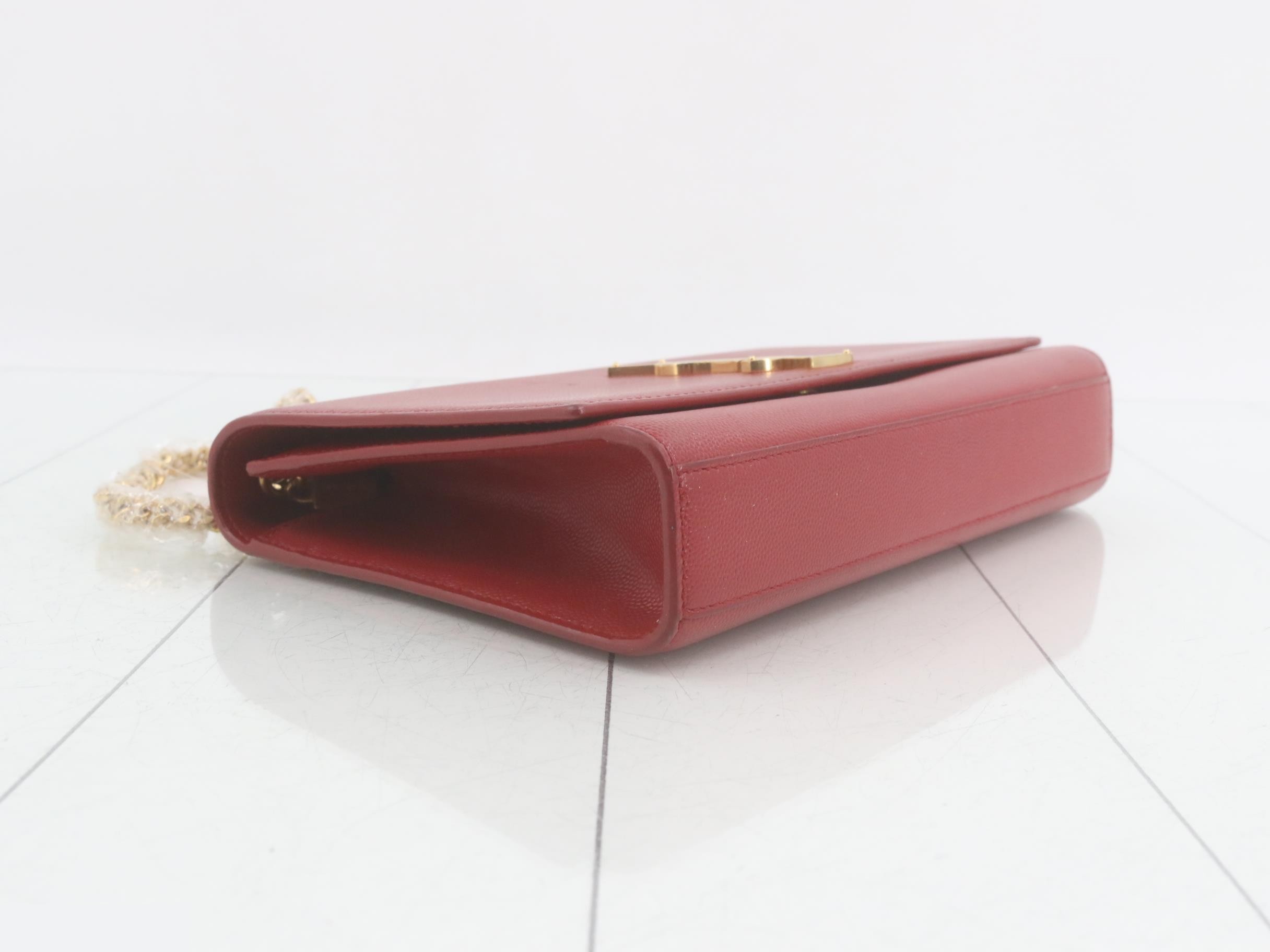chain shoulder bag, red — view 5